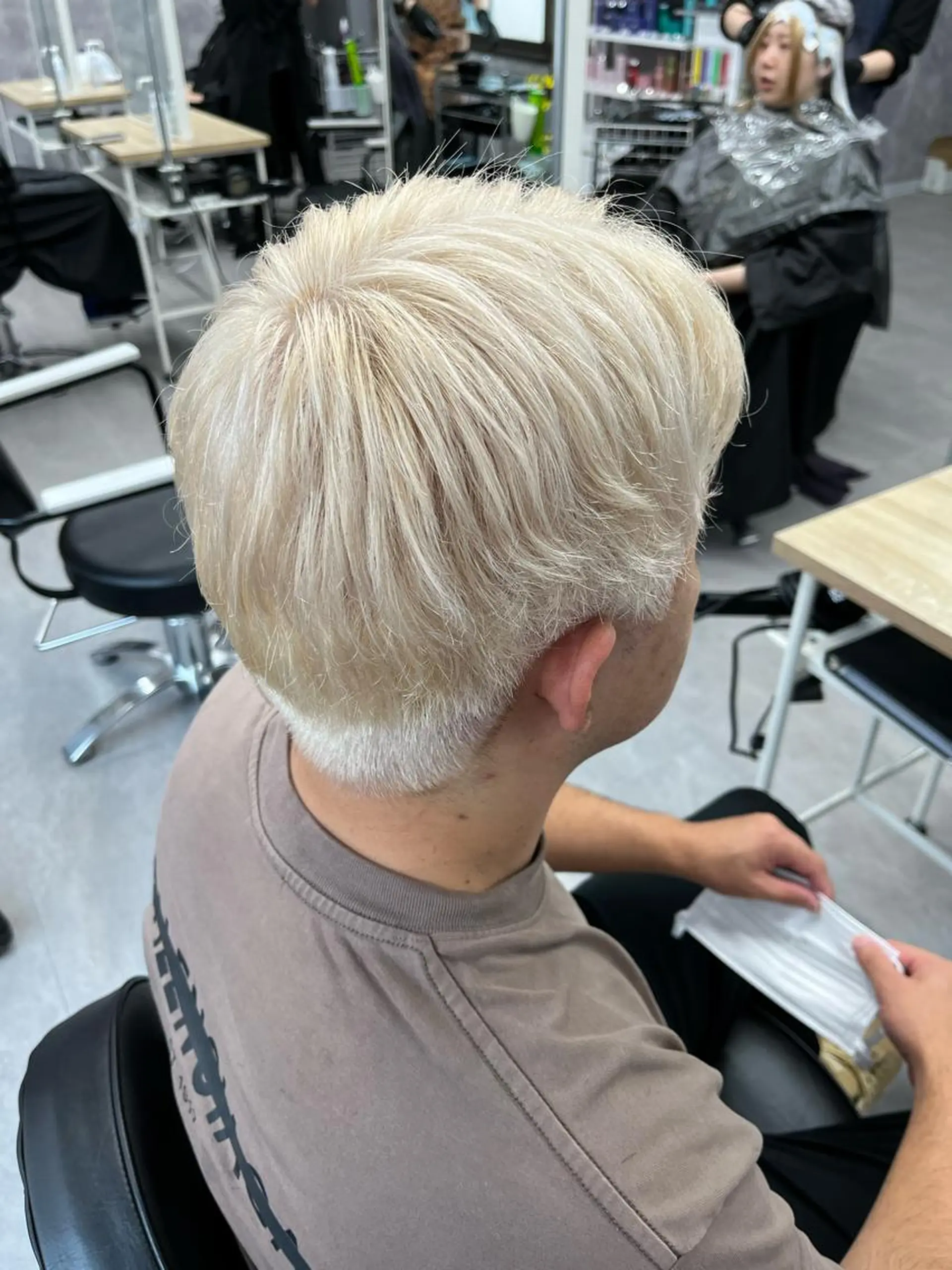 カラー アッシュ アッシュグレー アッシュグレージュ バレイヤージュ ミストバング ヘアカラー トリートメント ヘアセット 🫧似合わせデザイン 🫧MIKU🪼のヘアスタイル