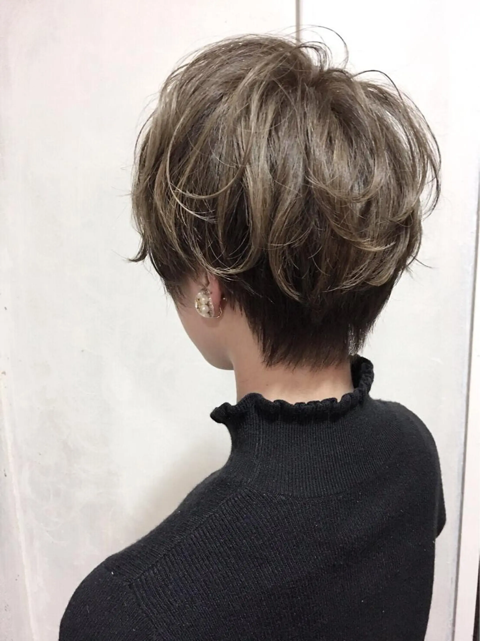 ショート カラー パーマ 💘透明感カラー💘 沖本 将宏のヘアスタイル