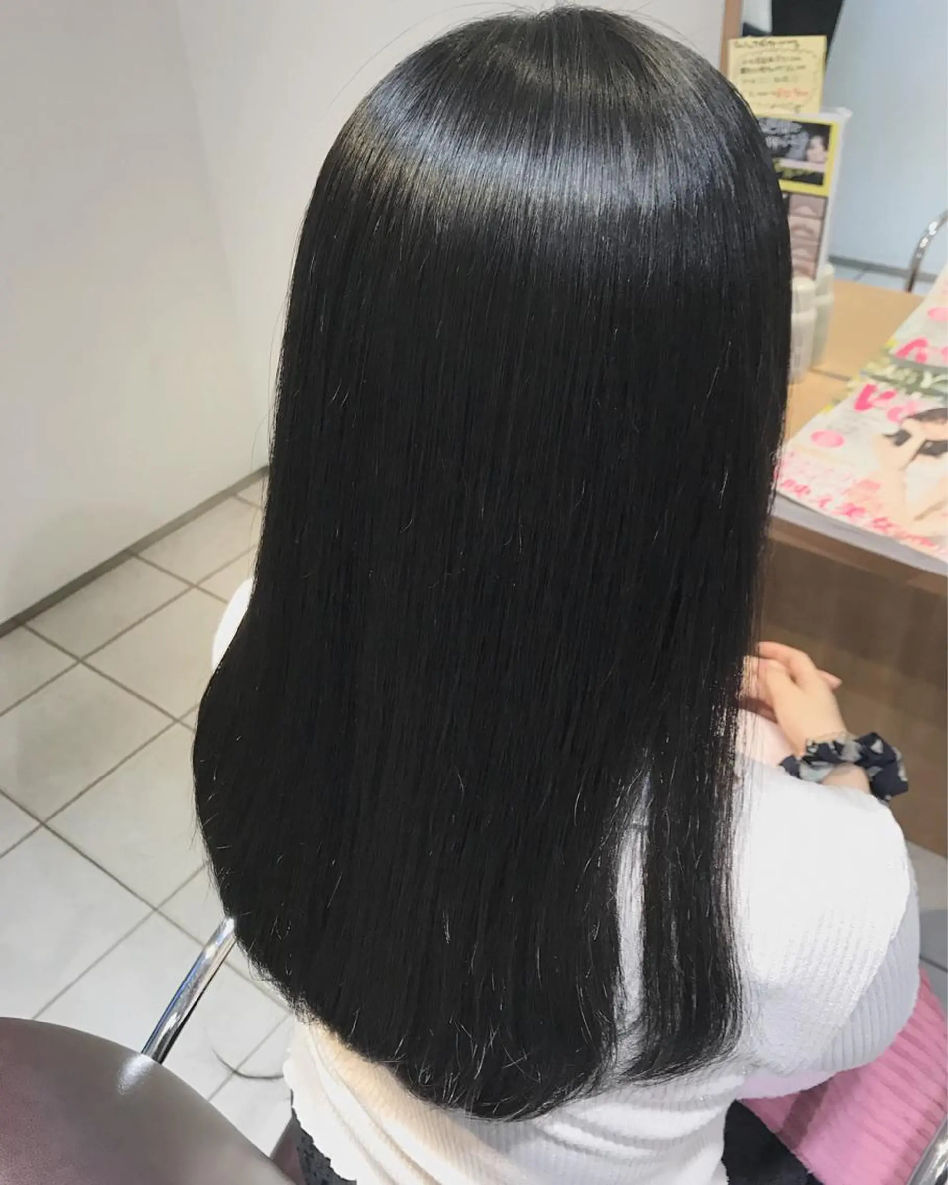 セミロング カラー 光吉 洋平のヘアスタイル
