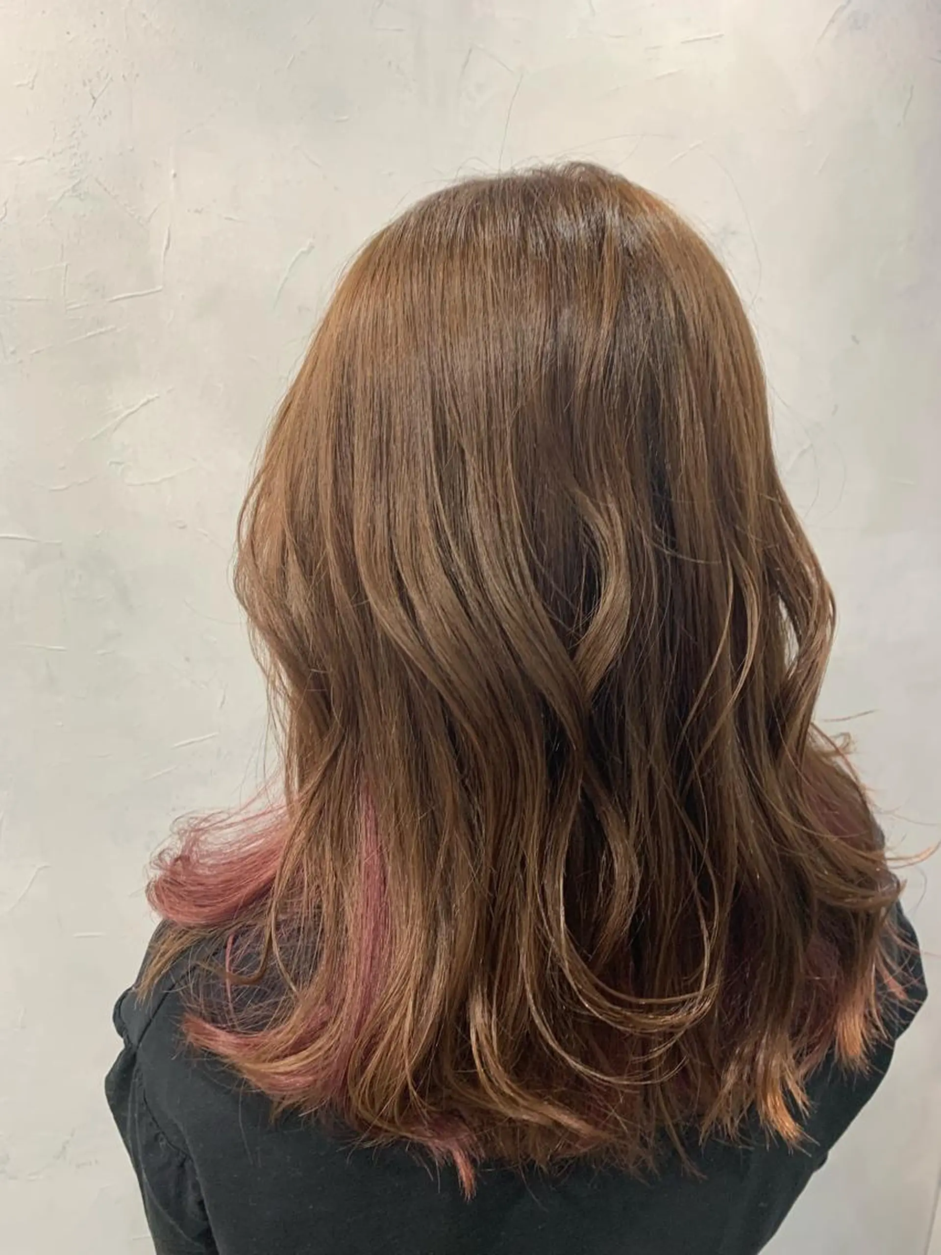 セミロング カラー ヘアカラー 江畑 匠 新宿三丁目 徒歩30秒⭐️のヘアスタイル