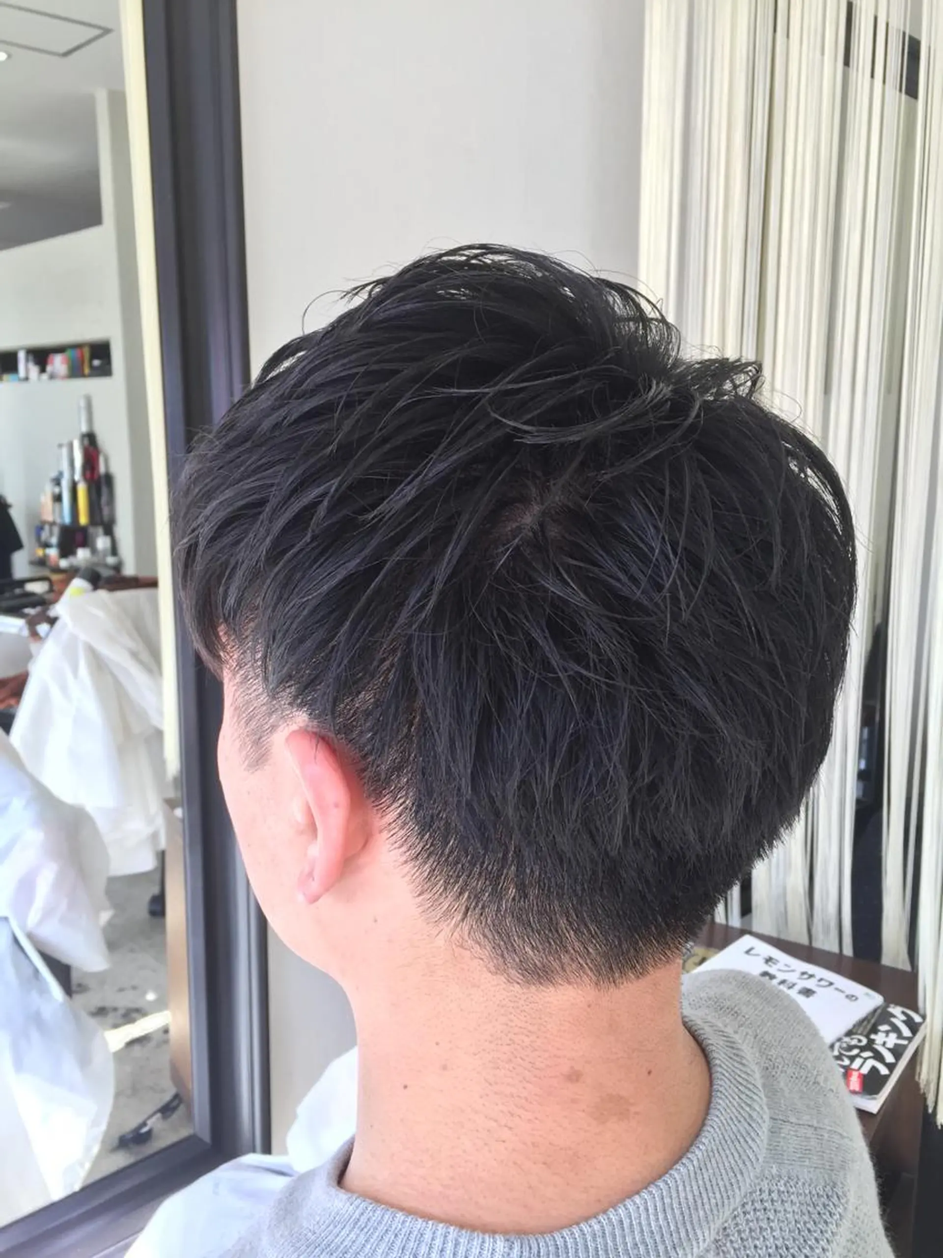 ショート カラー メンズ 阿久津 泰幸のヘアスタイル