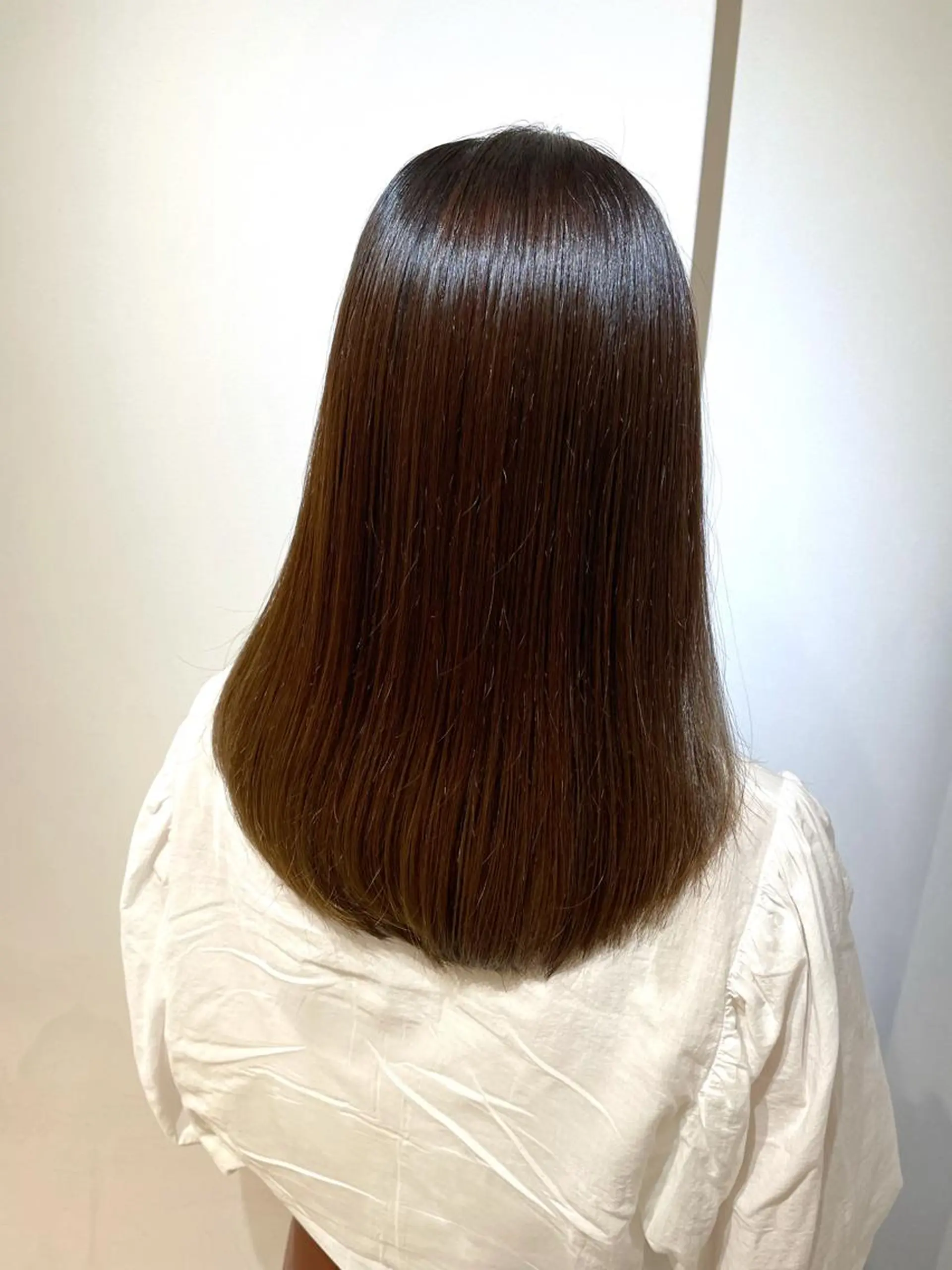 ミディアム カラー アクアカラー 髪質改善 トリートメント 過去一の柔髪ヘア 🌿einshairのヘアスタイル
