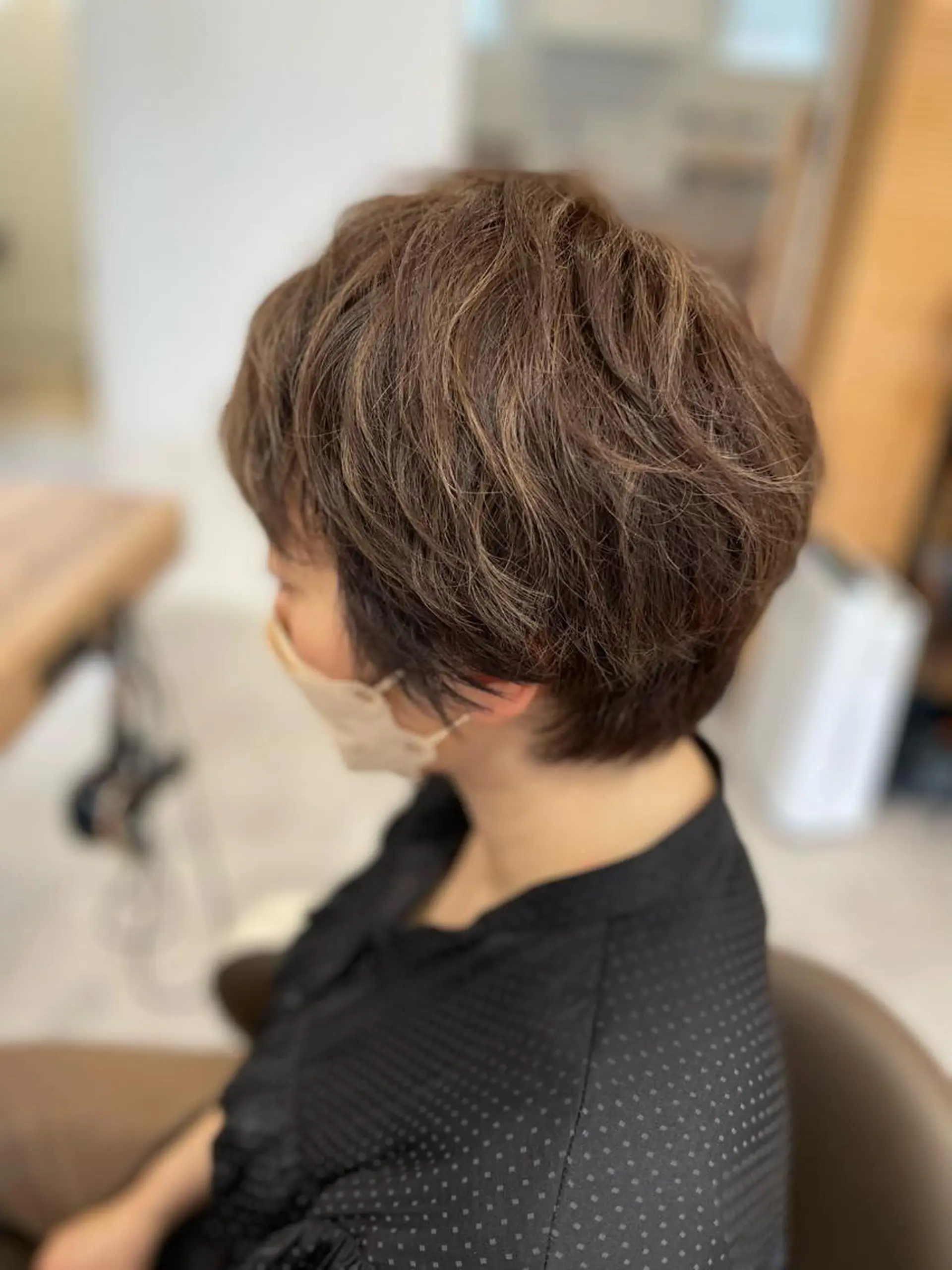 ショート パーマ 山越 美裕樹のヘアスタイル