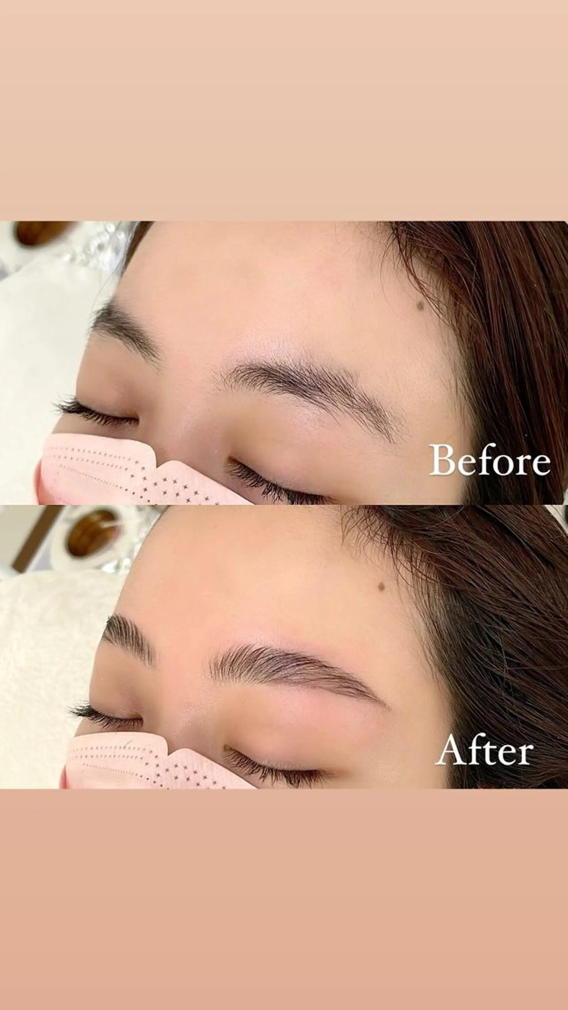 アイブロウ ハリウッドブロウリフト 眉毛ワックス脱毛 Three スリーの眉毛・アイブロウイメージ