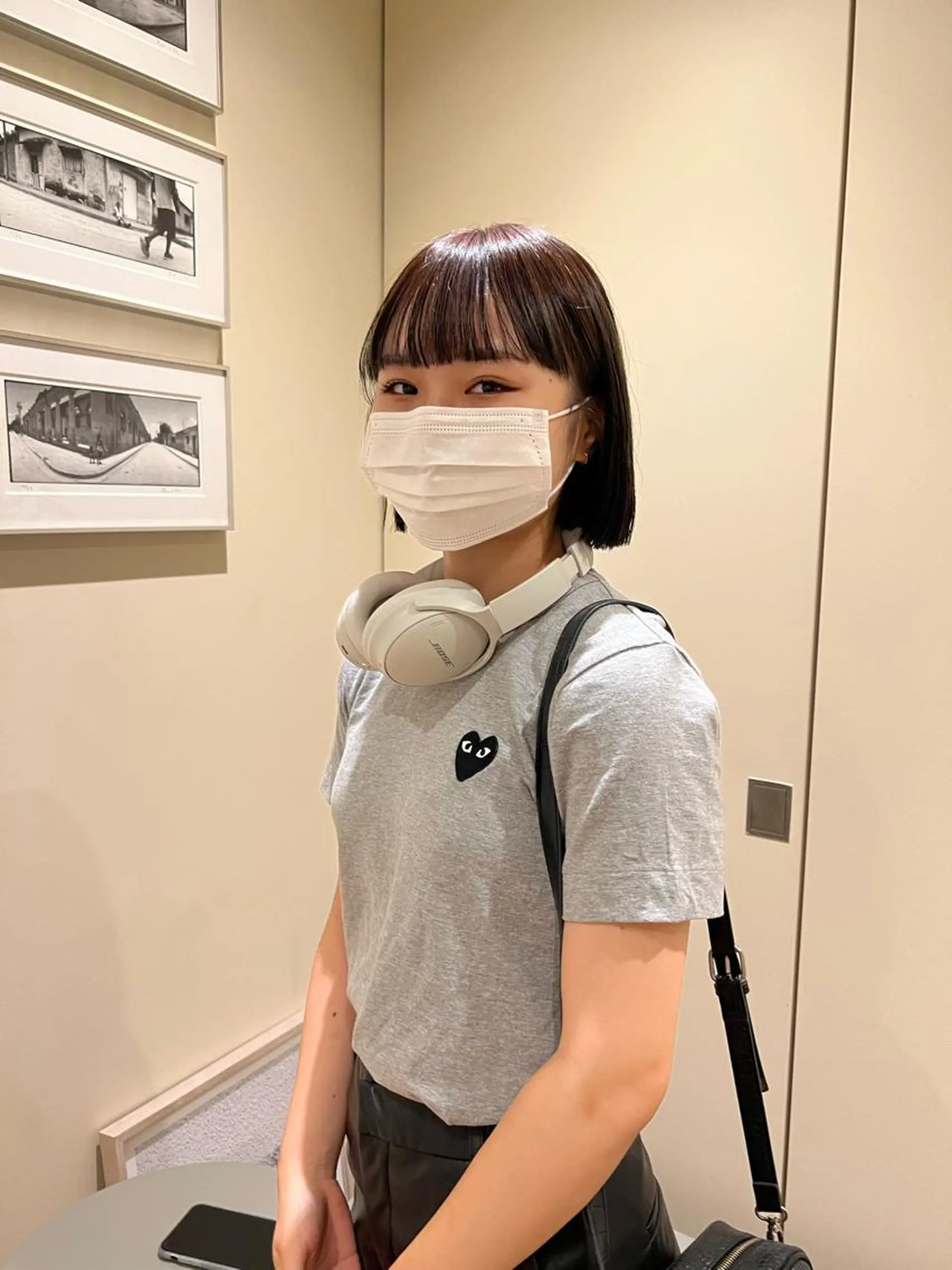 ショート ボブ レイヤーカット NERO加藤木麻彩のヘアスタイル