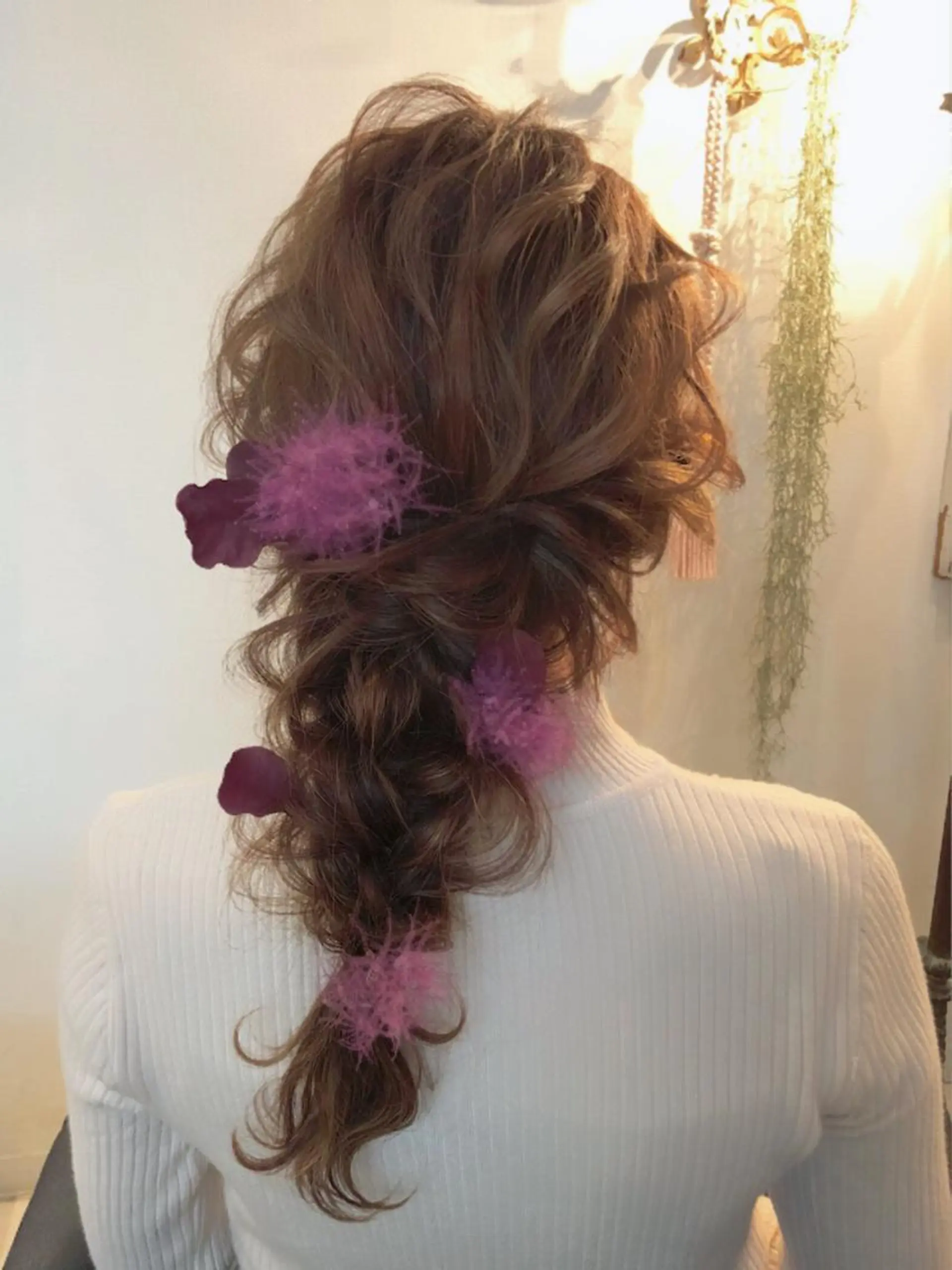 セミロング ヘアアレンジ Takagi Nanamiのヘアスタイル