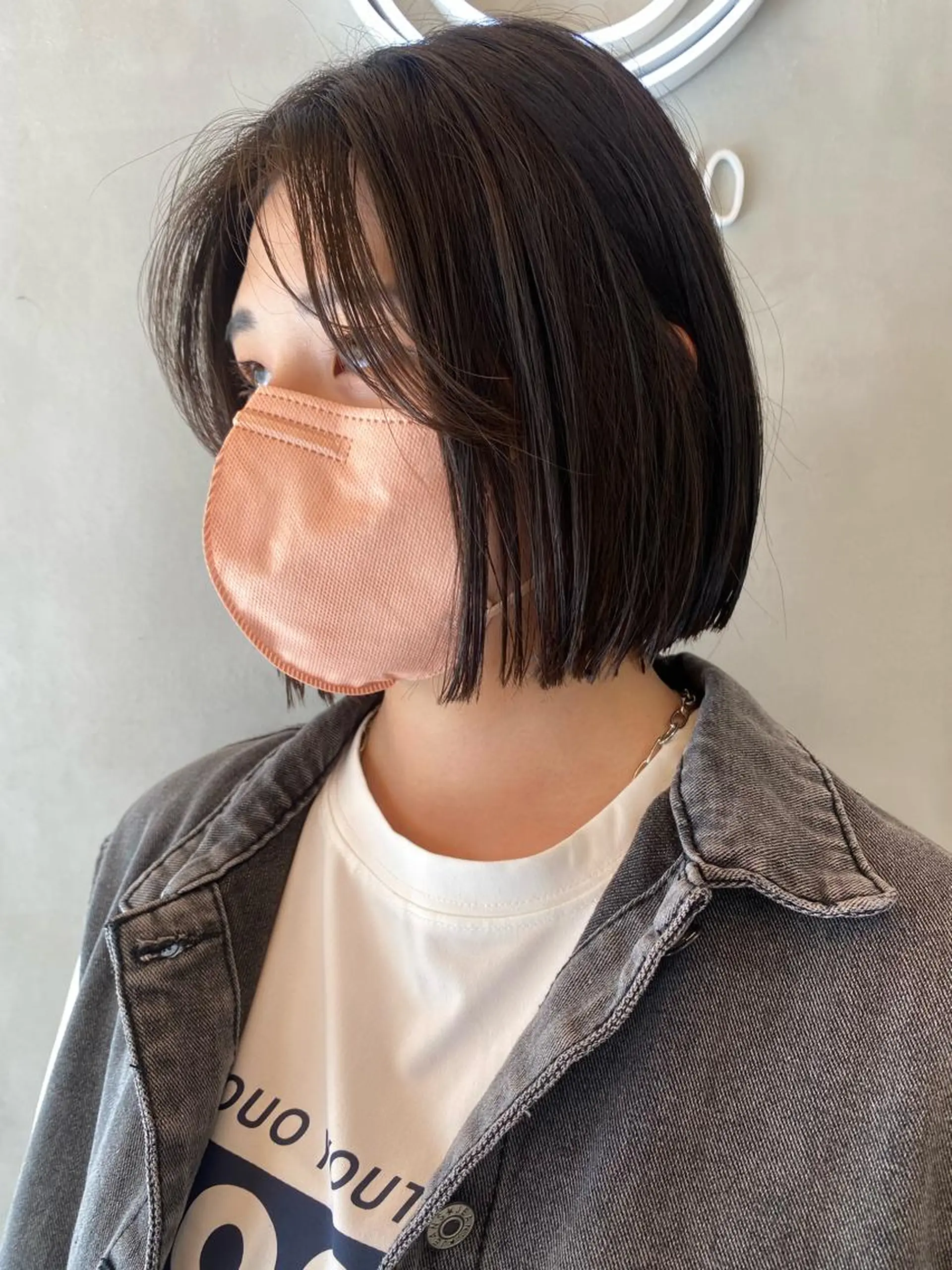 ショート カラー カット ヘアカラー トリートメント センターパート/ 暖色カラーayuのヘアスタイル