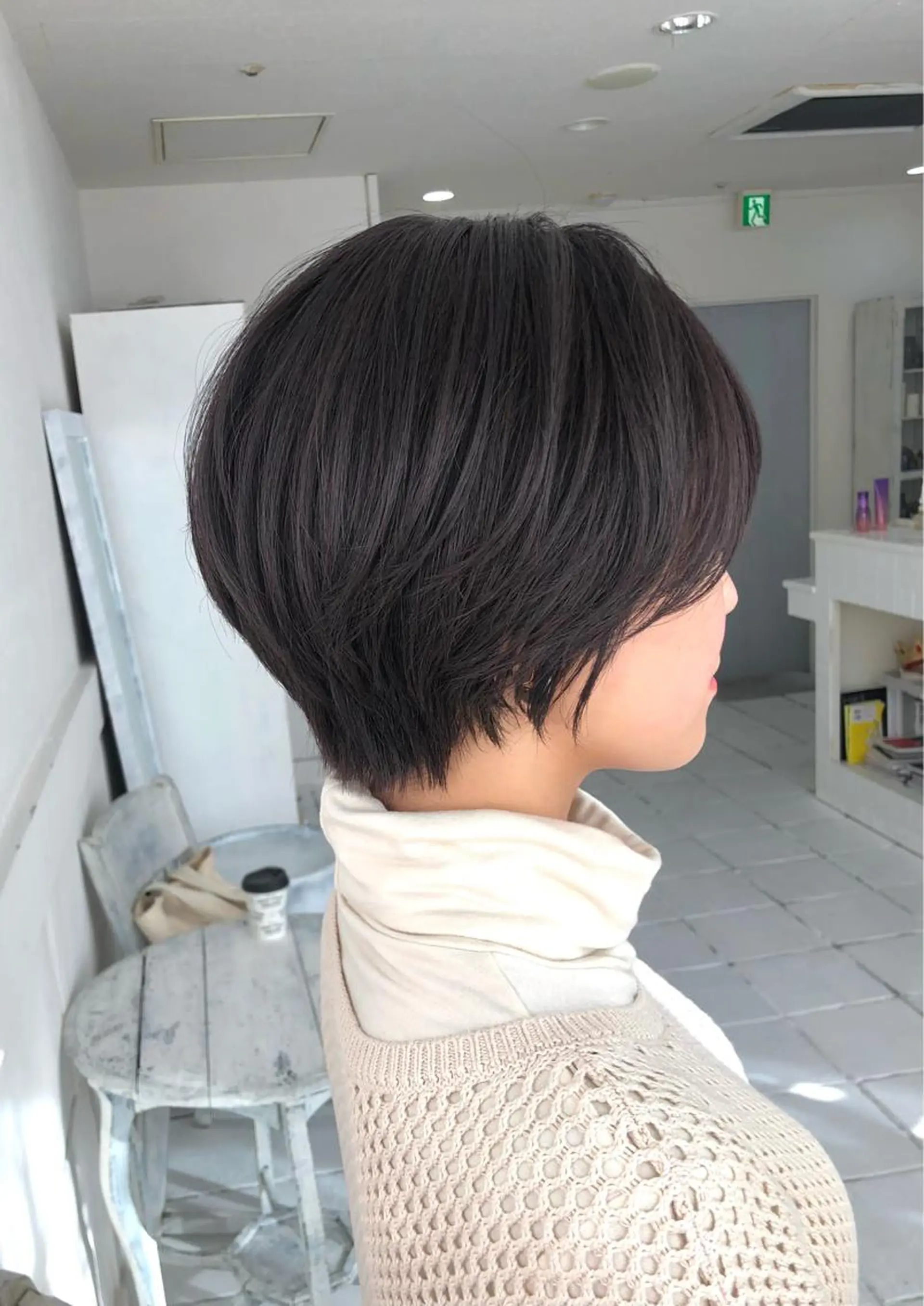 ショート カラー 透明感カラー ラベンダーカラー ラベンダーグレー miku🌿‬ メンズバレイヤージュのヘアスタイル