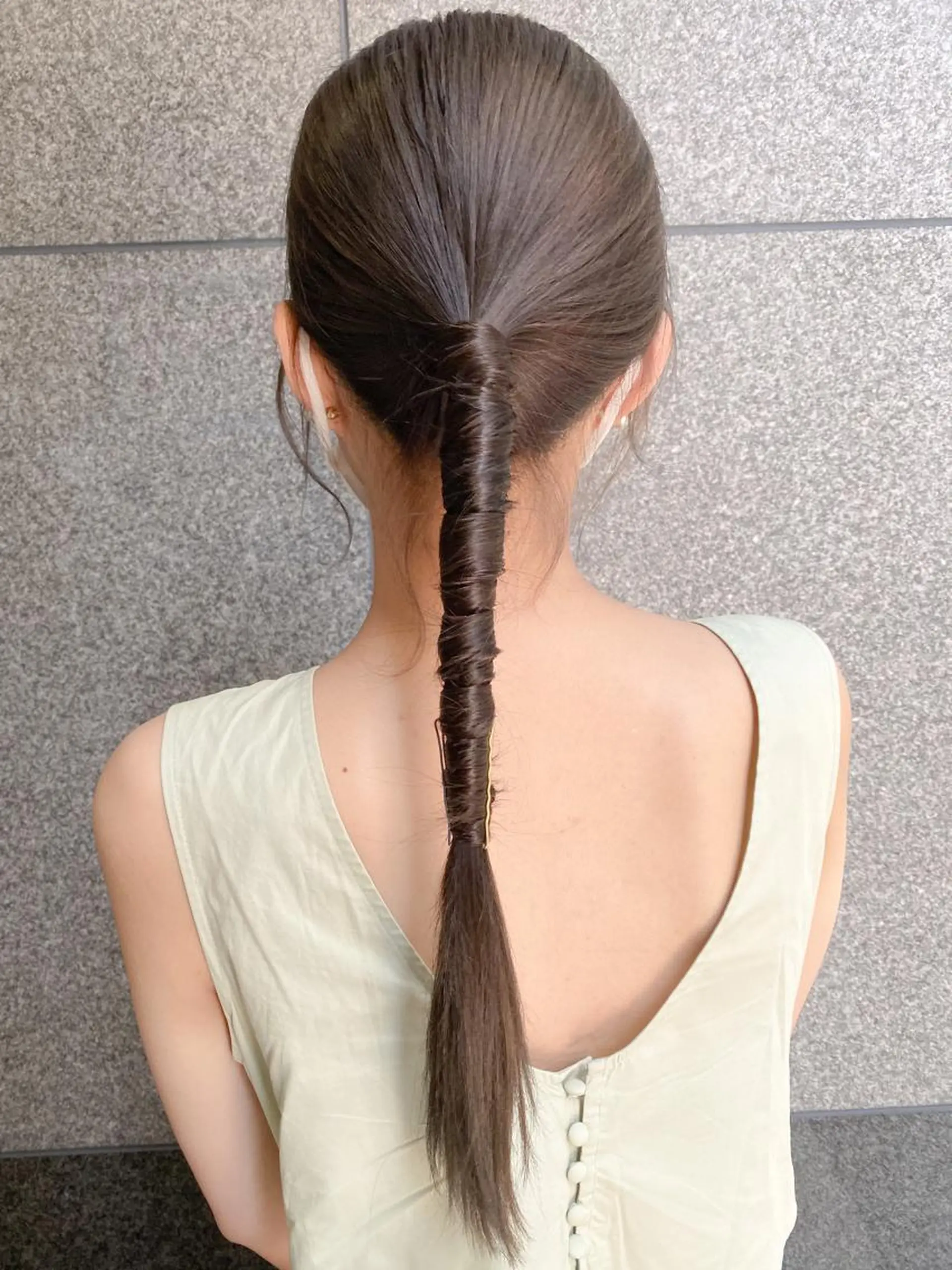 ロング カラー ヘアアレンジ マツエク・マツパ 透明感カラー🫧ヘア セット🫧松本菜月の眉毛・アイブロウイメージ