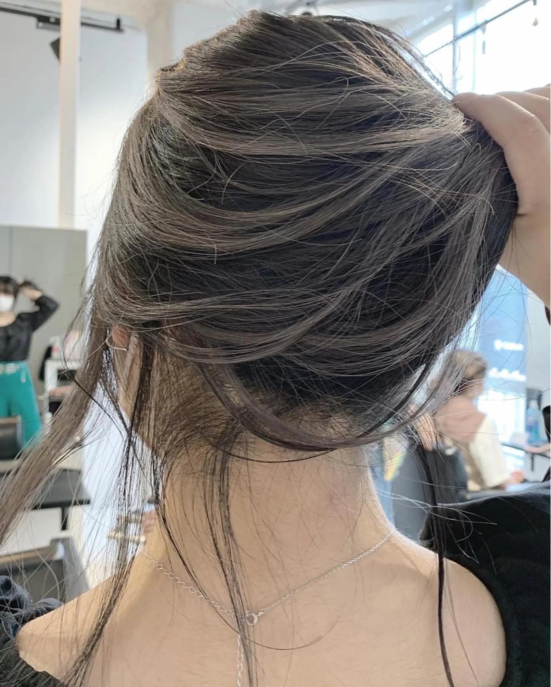 ロング レイヤーカット 阿部 圭悟のヘアスタイル