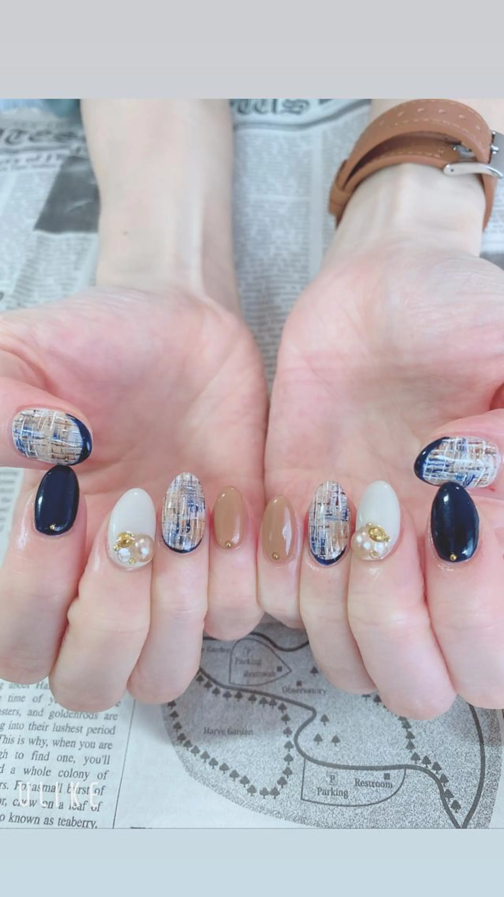 ネイル ハンドネイル ハンドケア 森山 舞のネイルデザイン