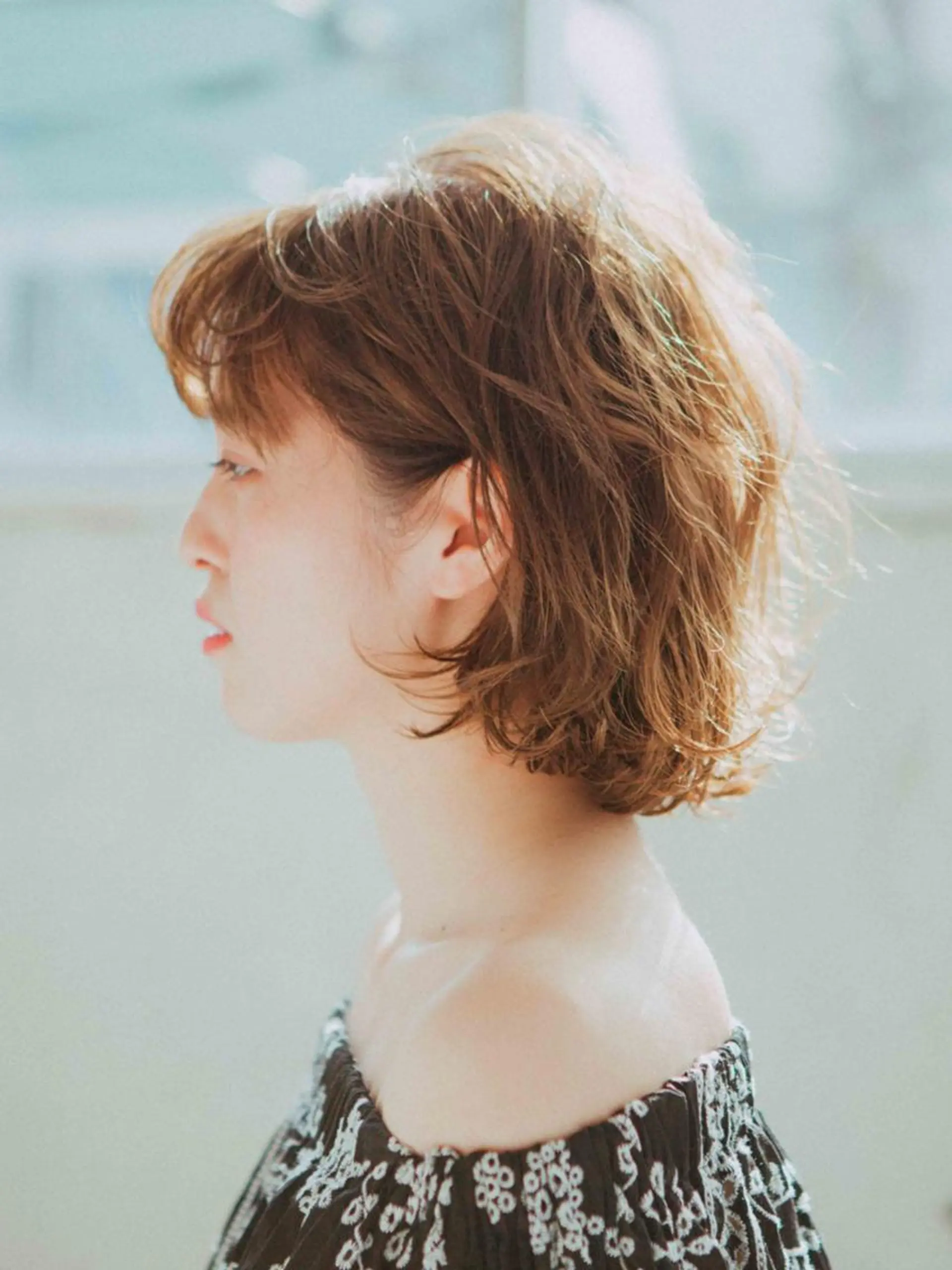 ショート カラー パーマ 池袋センターパート No.1 裕大のヘアスタイル