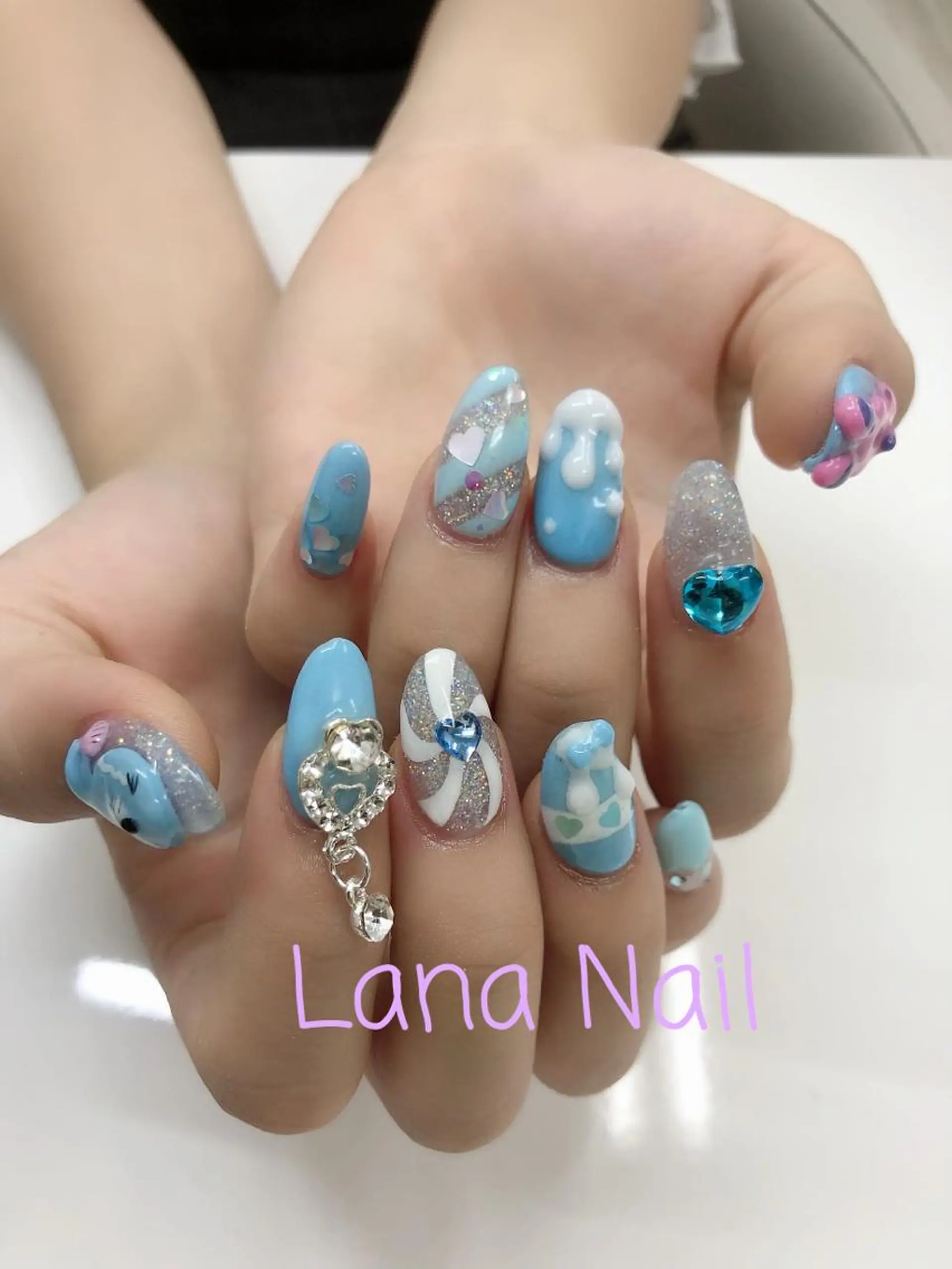 ネイル スカルプネイル Lana Nailのネイルデザイン