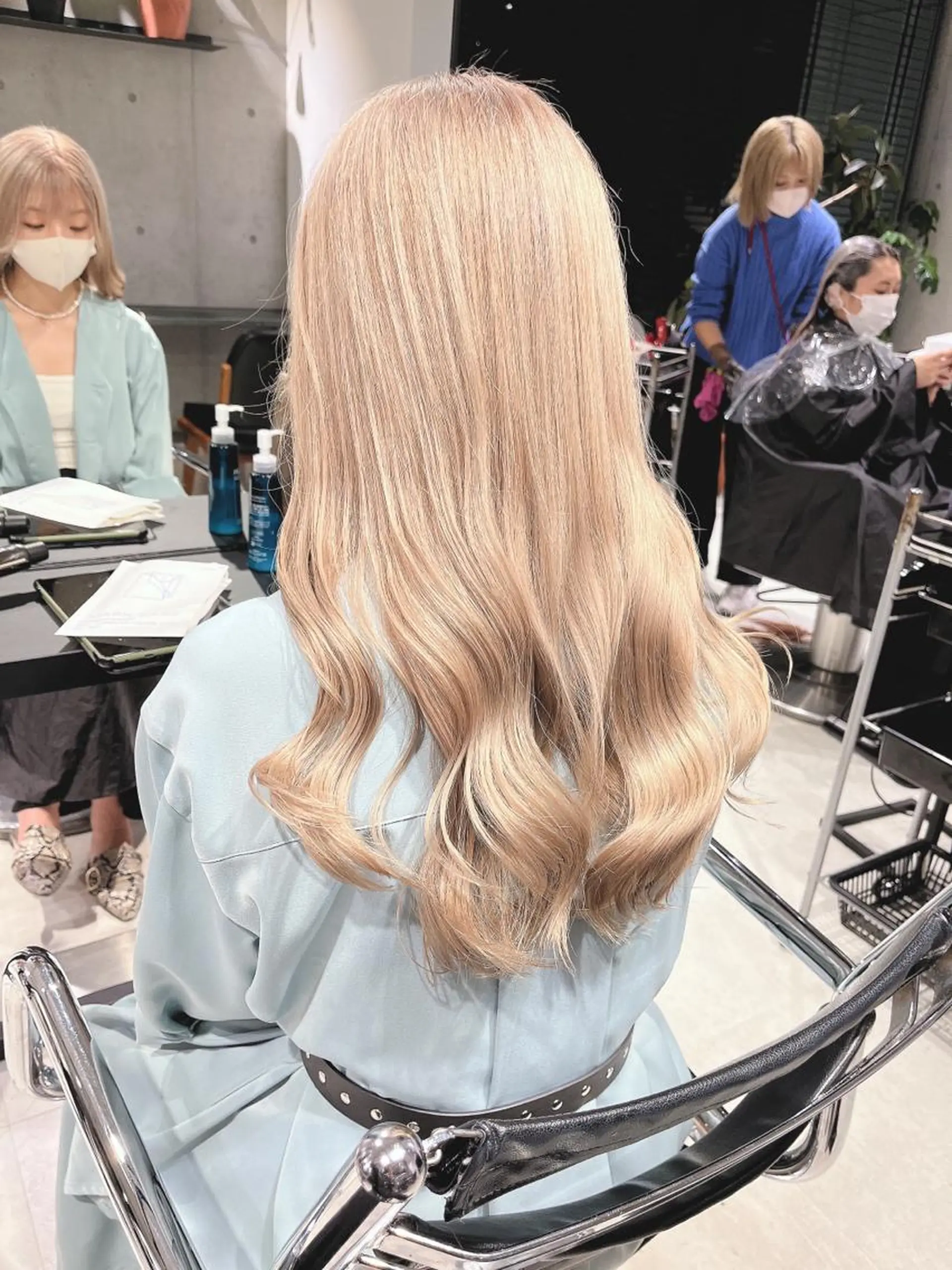 セミロング カット ヘアカラー トリートメント 🌫️大人韓国ヘア 🌫️naoyaのヘアスタイル