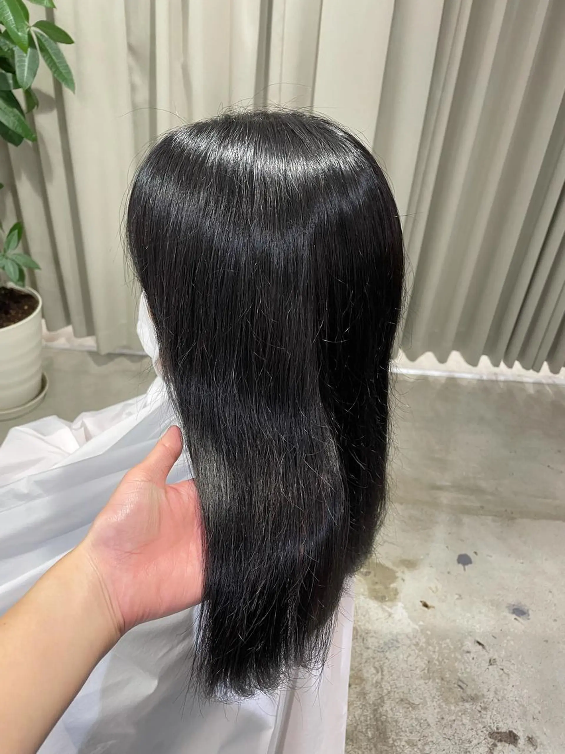 ロング カラー 黒髪 ブルーカラー ブルーブラック 平澤 萌香のその他イメージ