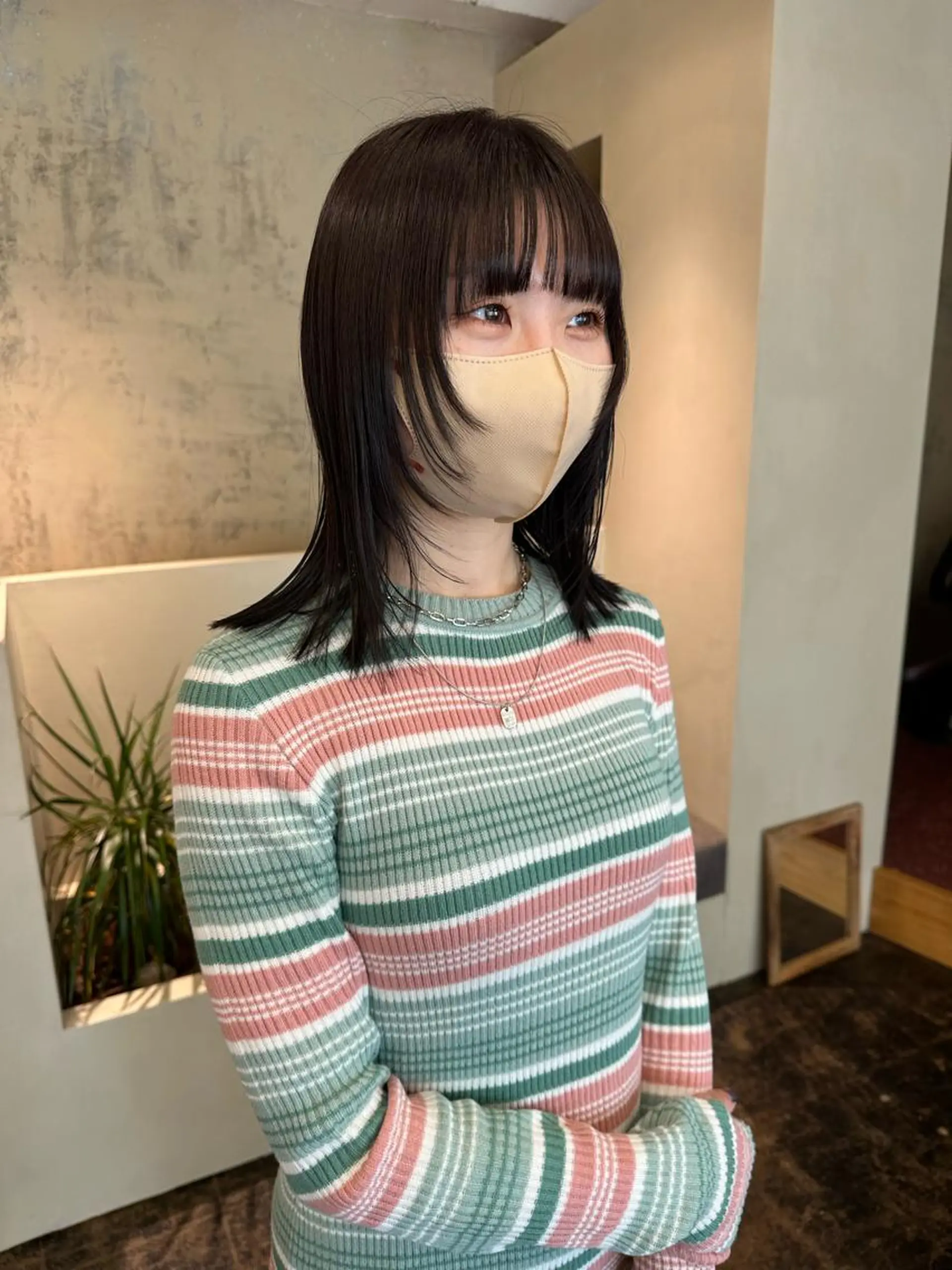 ミディアム カラー カット ヘアカラー トリートメント yupi🐈‍⬛ レイヤー/パーマのヘアスタイル