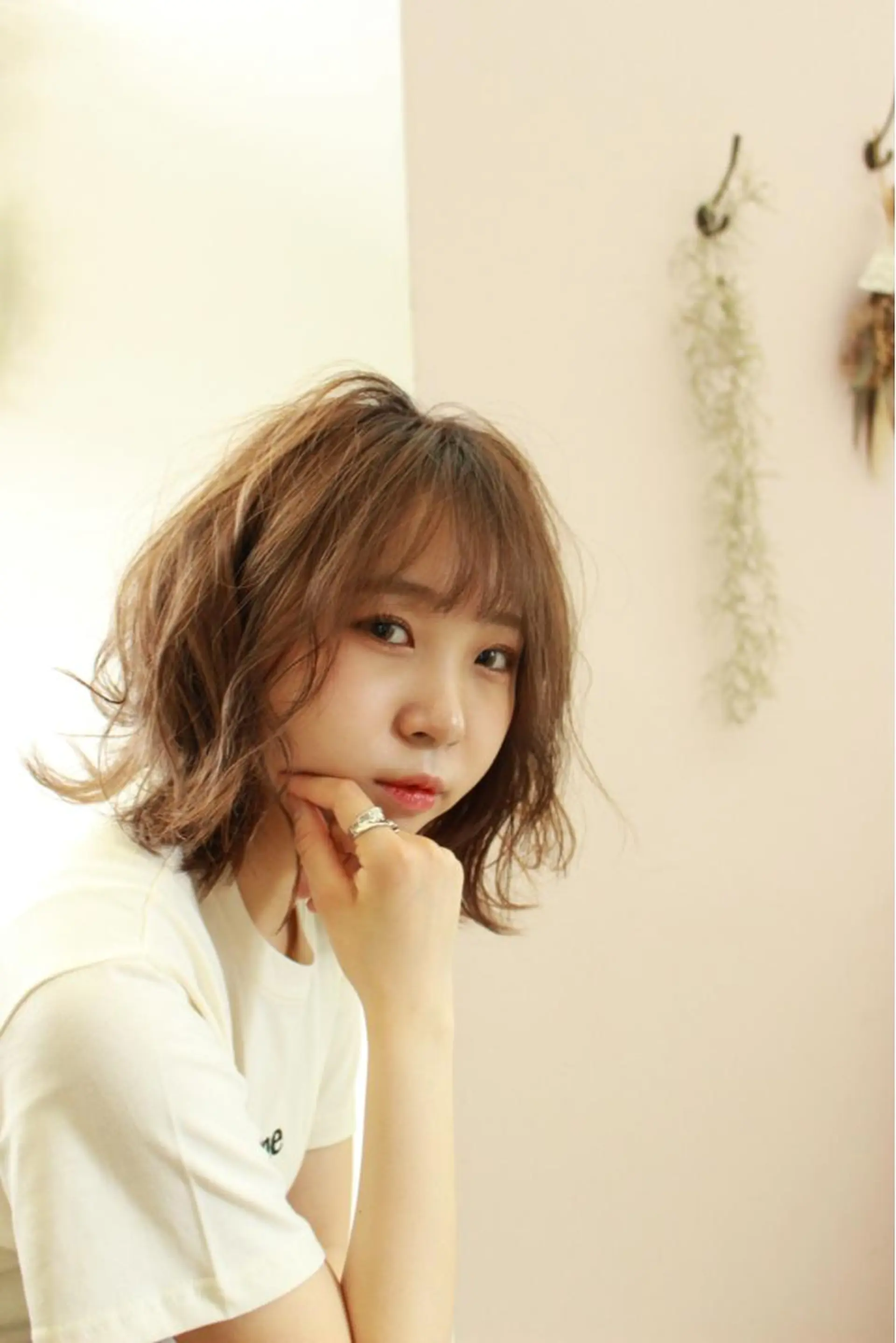 ミディアム カラー 韓国風レイヤーカット 🇰🇷❕モカのヘアスタイル