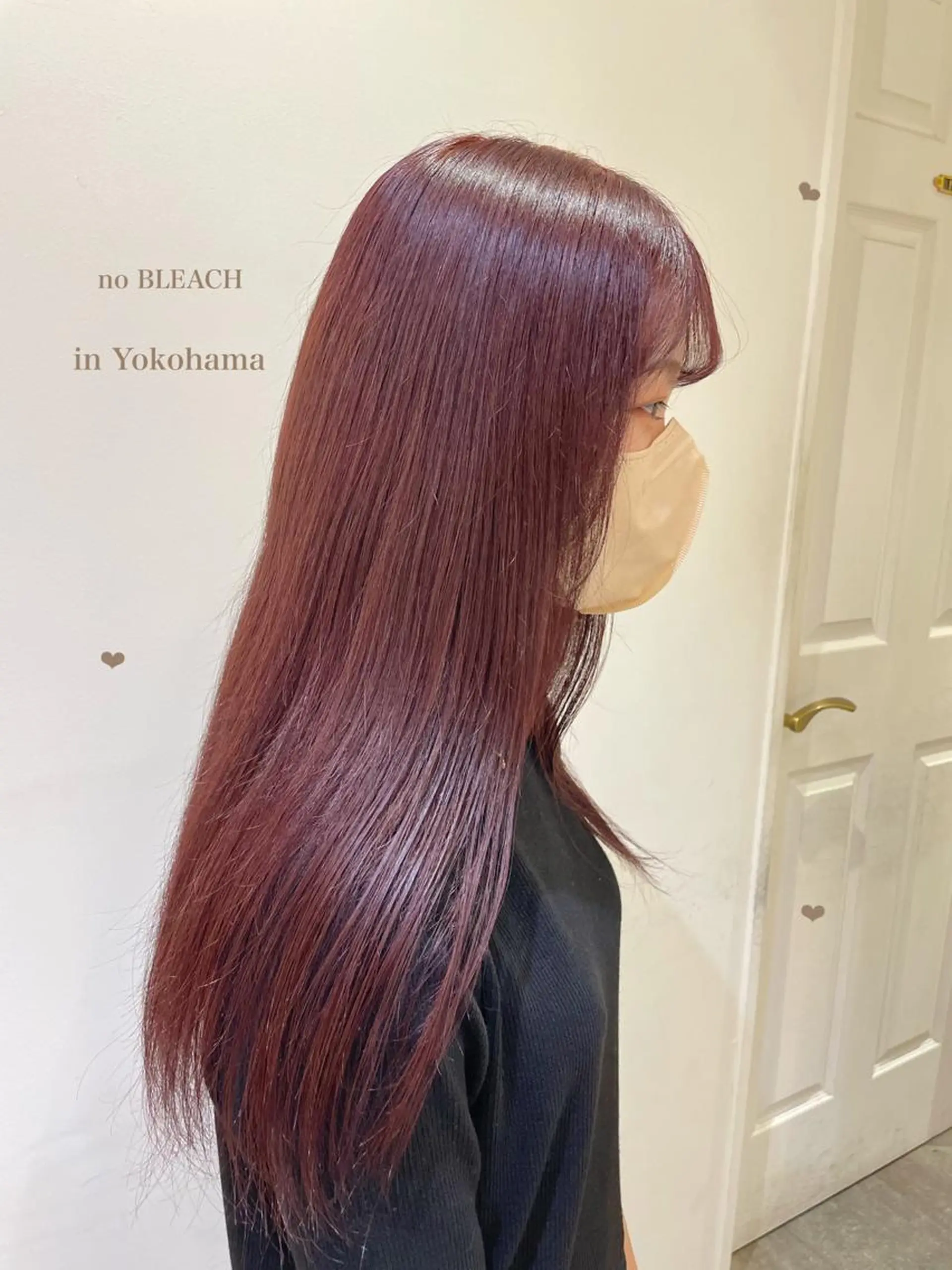 ロング カラー ブリーチ カシス ブリーチなしカラー オレンジ ピンクカラー エクステ/ハイトーン 🐏☁️miminaのヘアスタイル