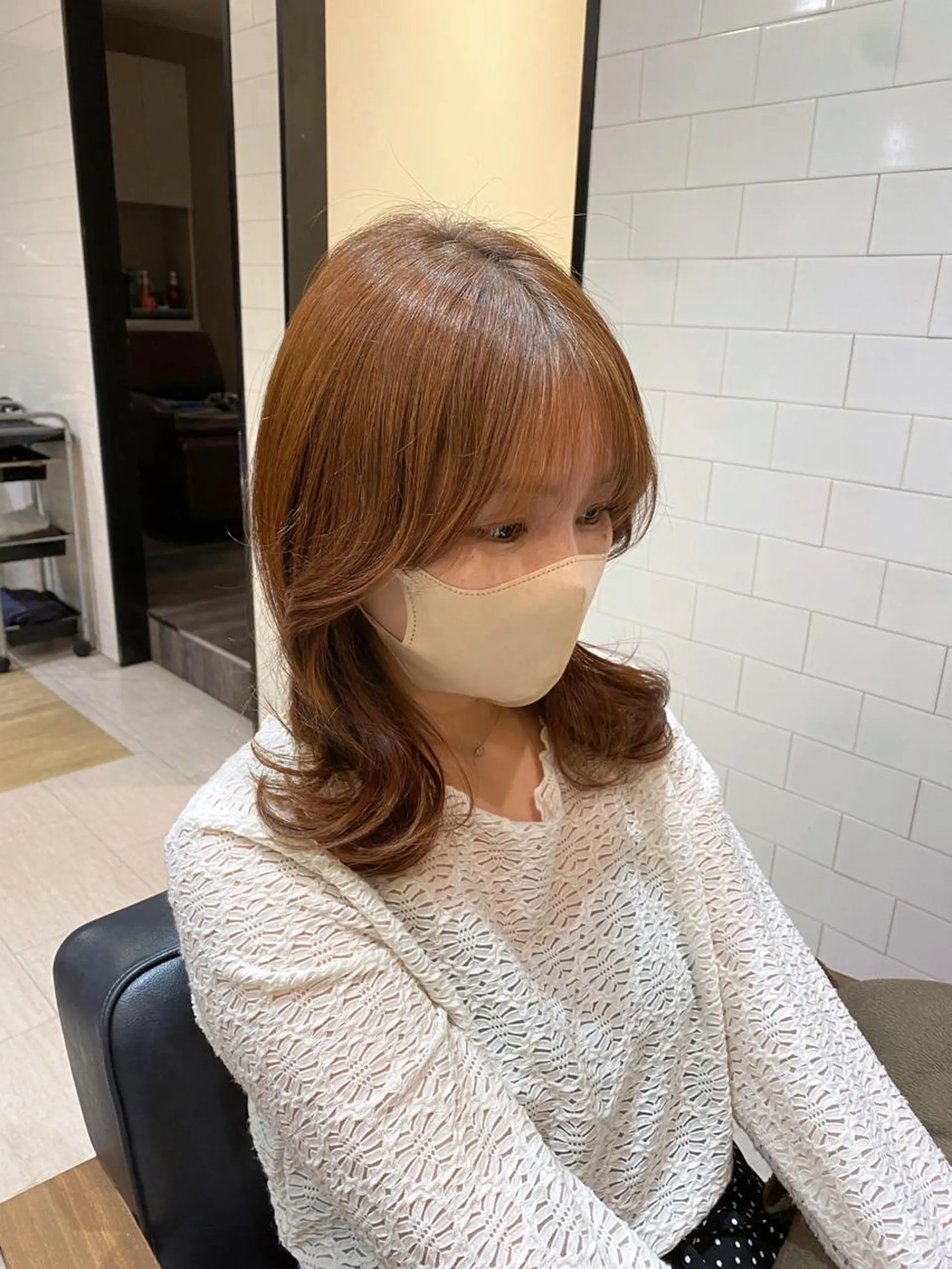 ミディアム くびれヘア 韓国トレンドヘア しゅーやのヘアスタイル