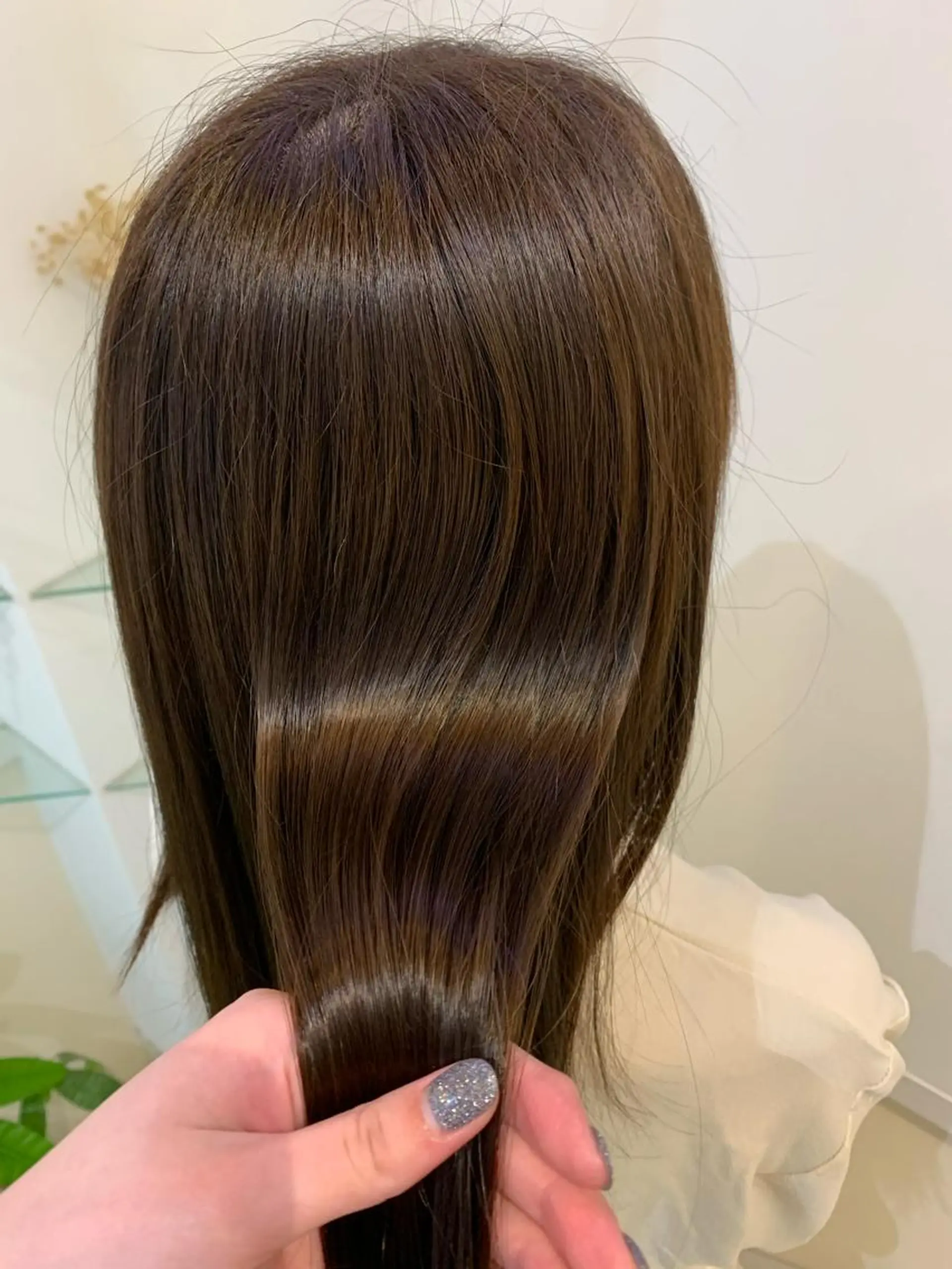 カラー ブリーチしない暖色 カラー🥀杉 優菜のヘアスタイル