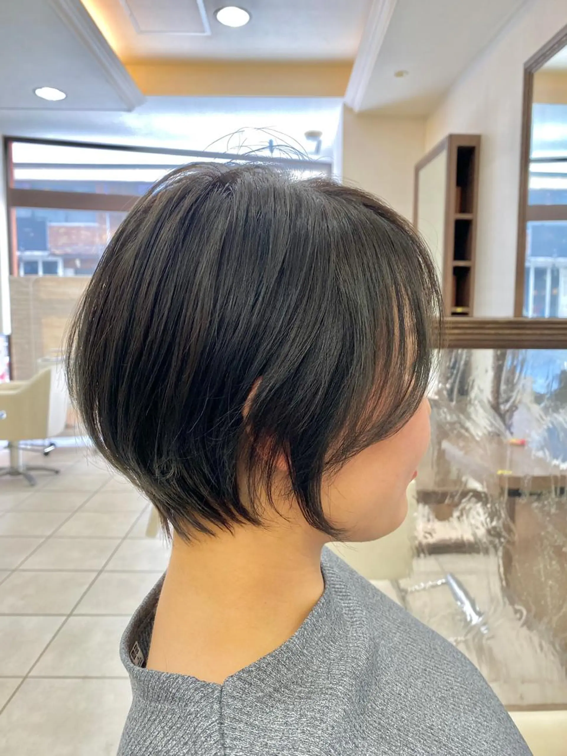 ショート ショートボブ ハンサムショート ボブ くびれヘア ハイライト カット ヘアカラー トリートメント 《大人気髪質改善》 プログレス国分寺店のヘアスタイル