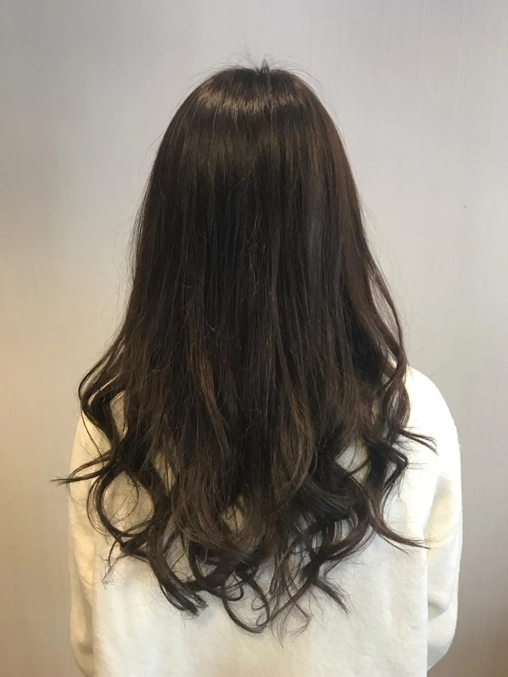 ロング カラー ひろせ かなのヘアスタイル
