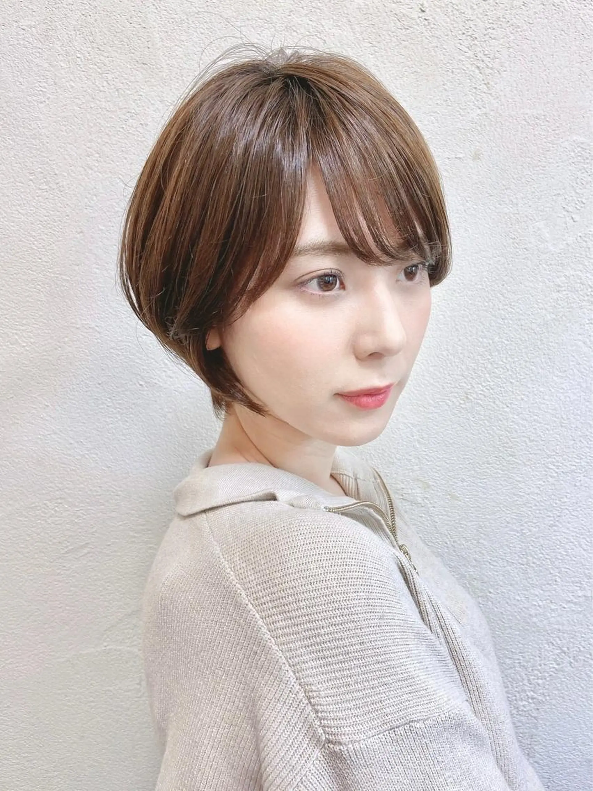 ショート カラー パーマ shiori ❤︎ /透明感カラーのヘアスタイル