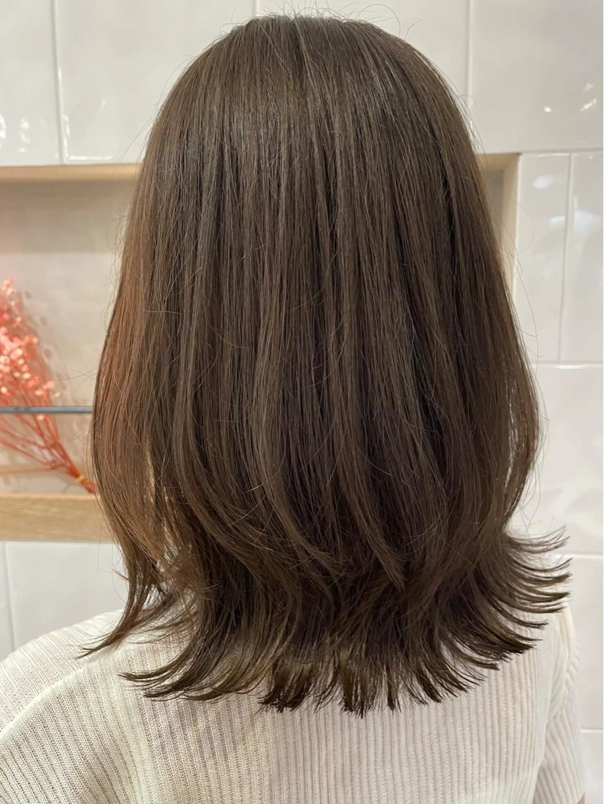 ミディアム カラー ボブ くびれヘア 卒業式受付中🌻 肥田亜沙美のその他イメージ