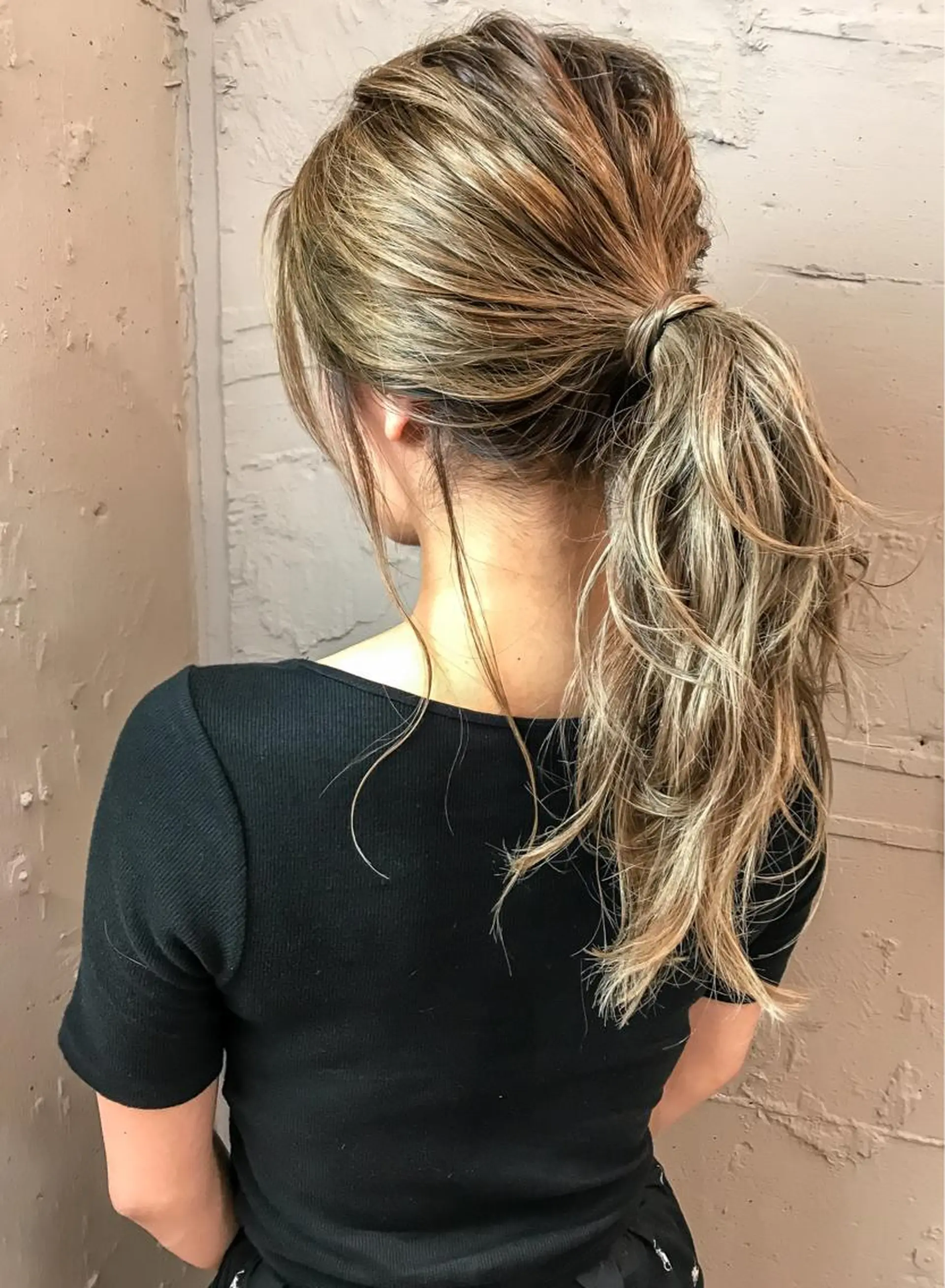 ロング カラー 🇨🇳ワンホンヘア 下田鉄也のヘアスタイル