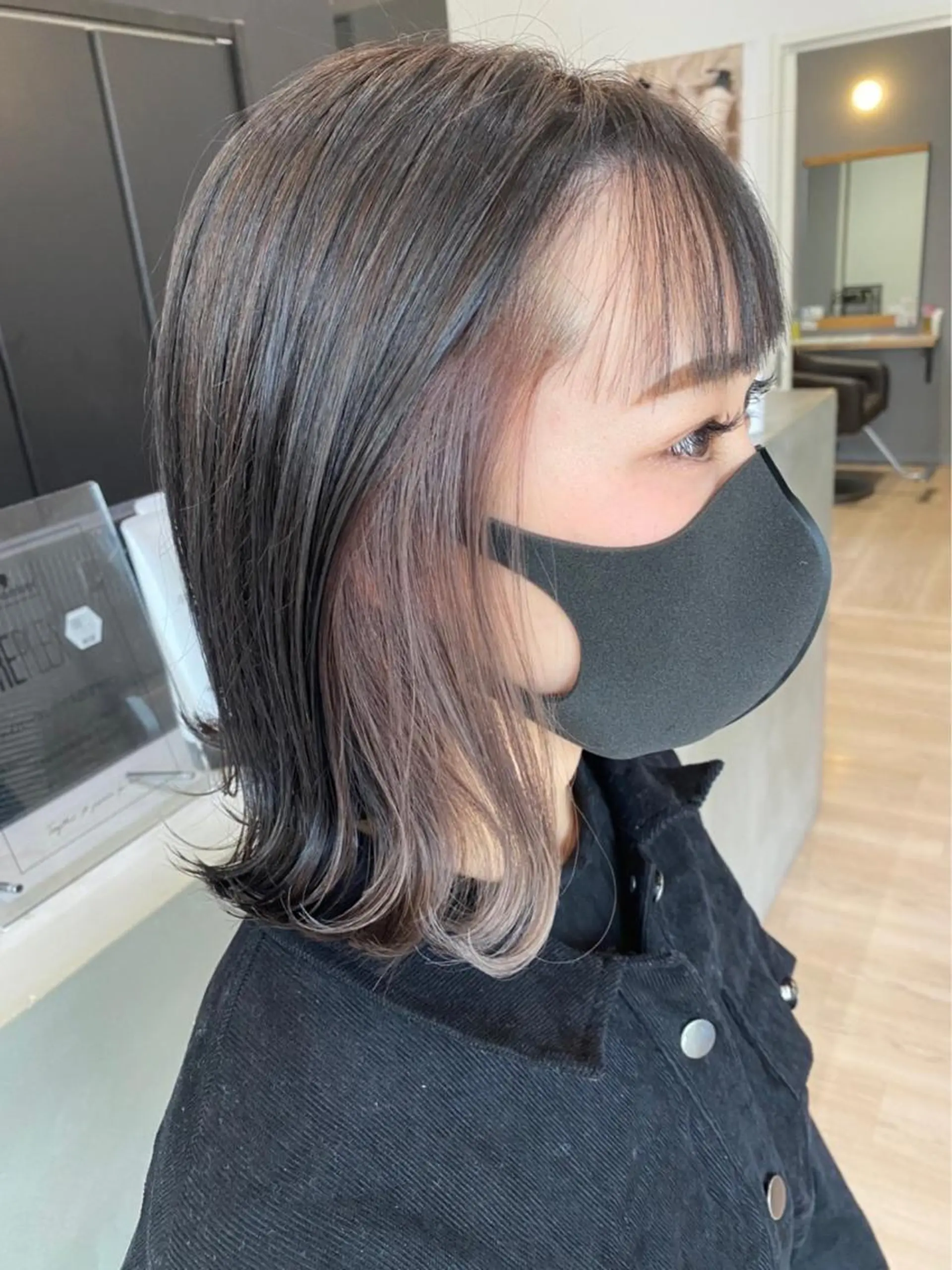 カラー デザインカラー ヘアカラー ENN藤本 大輝艶感カラーのヘアスタイル