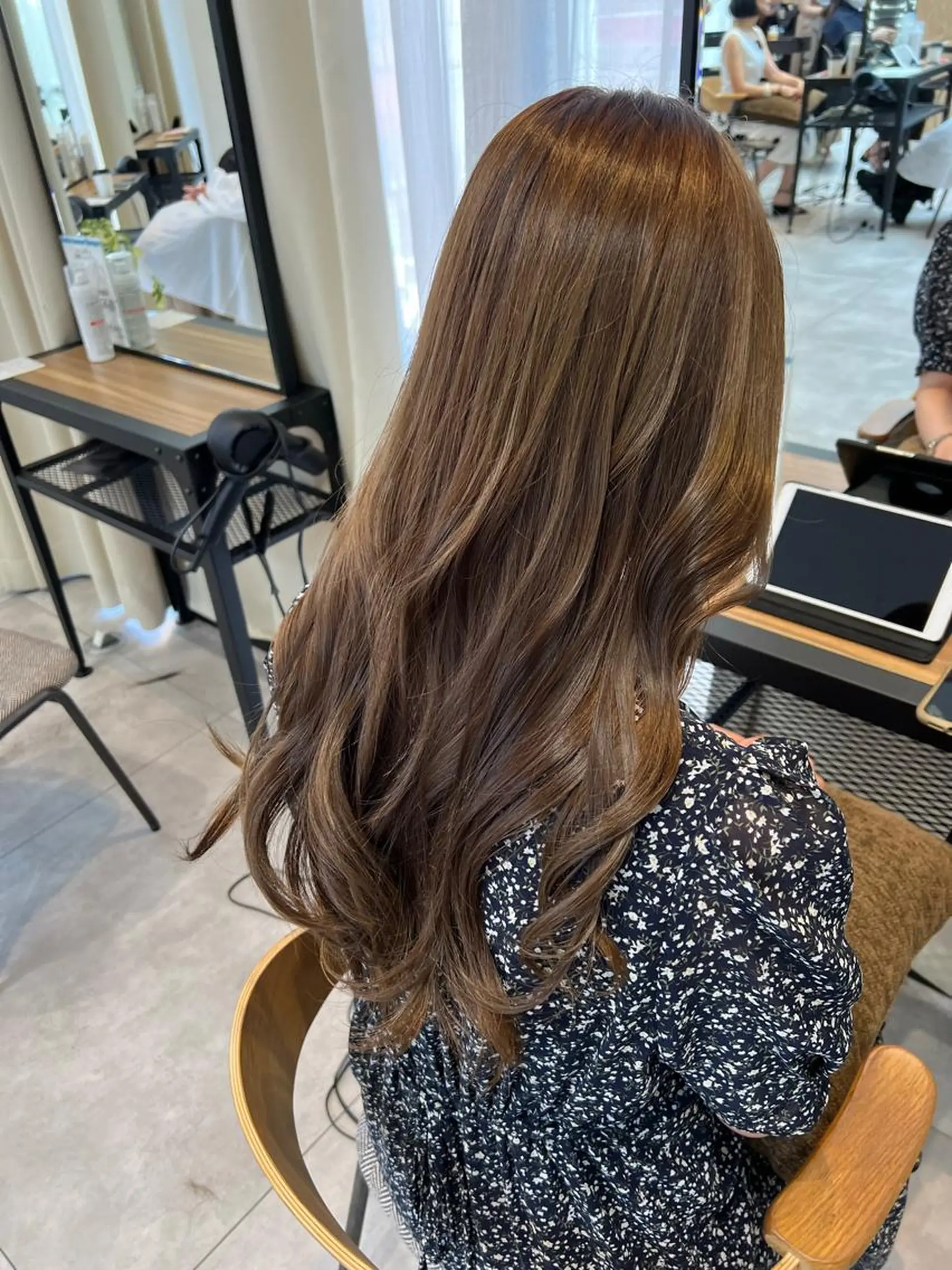 ミディアム カラー パーマ ヘアアレンジ メンズ キッズ ネイル マツエク・マツパ アイブロウ ⭐️銀座/ショート/ 艶カラー/りょうがのヘアスタイル