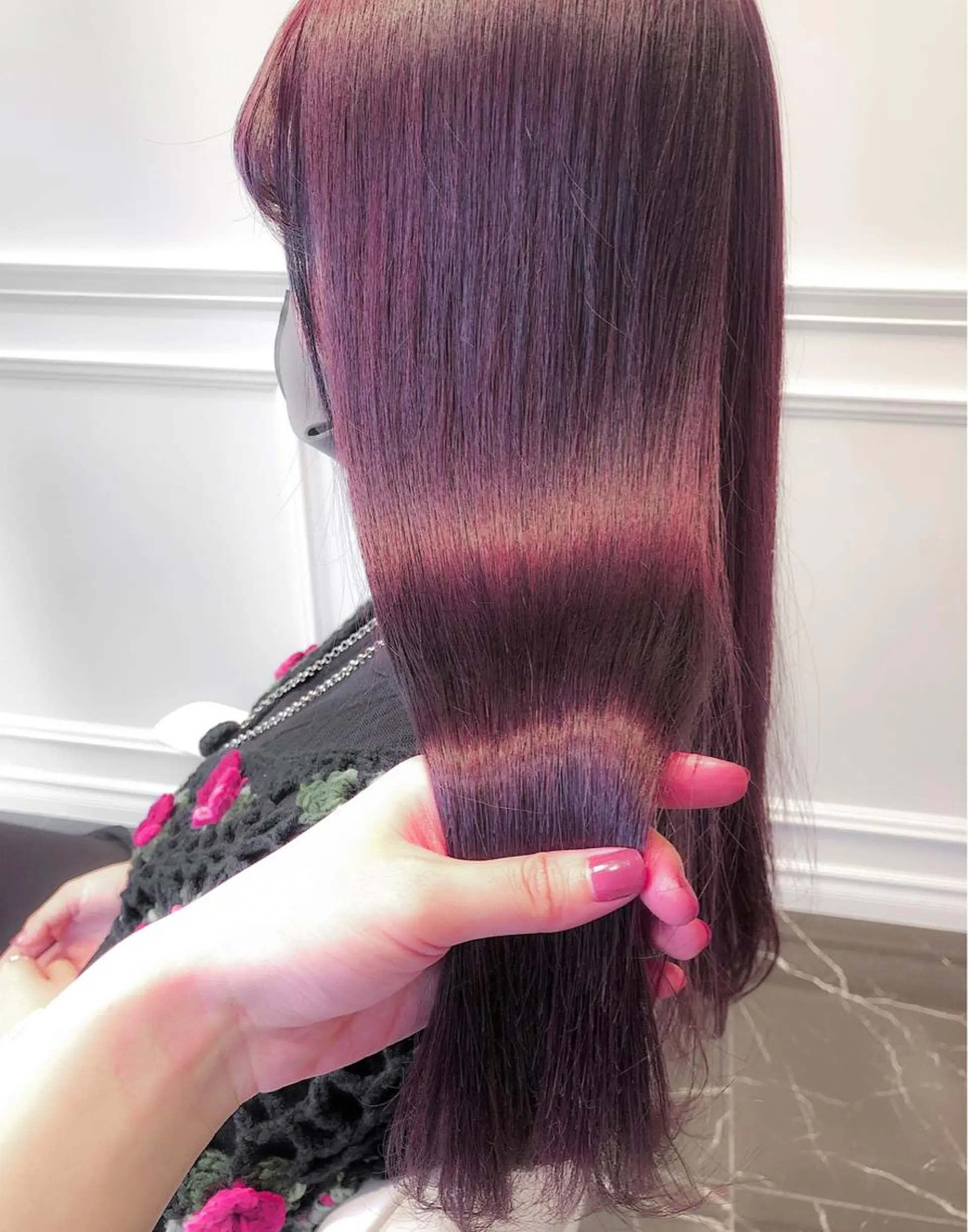 ロング カラー ブリーチ miyu /トレンド カラー×艶髪のヘアスタイル