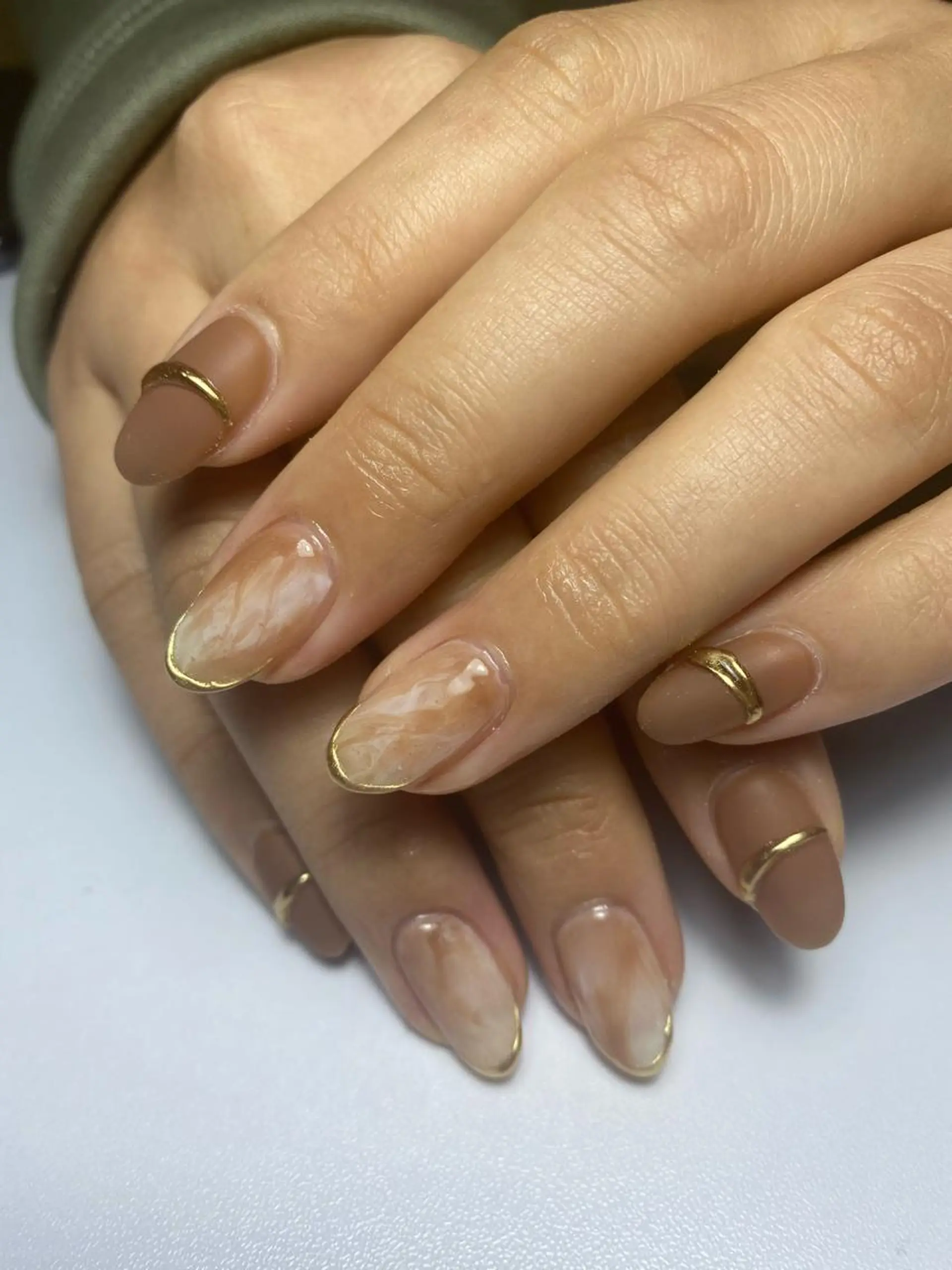セミロング shandy nailのネイルデザイン
