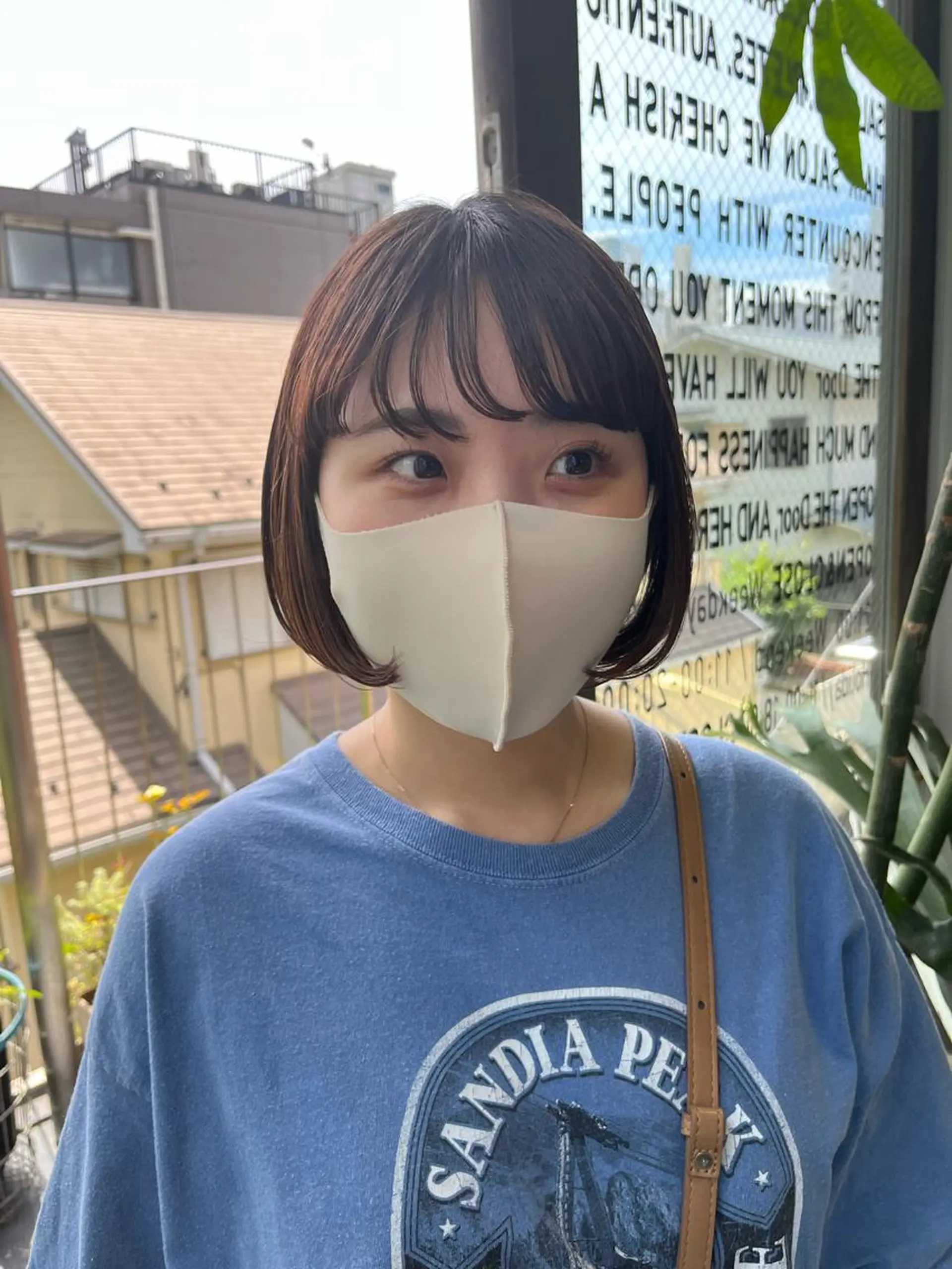 ショート ボブ/ベージュ/ パーマ🪿近森ゆいのヘアスタイル