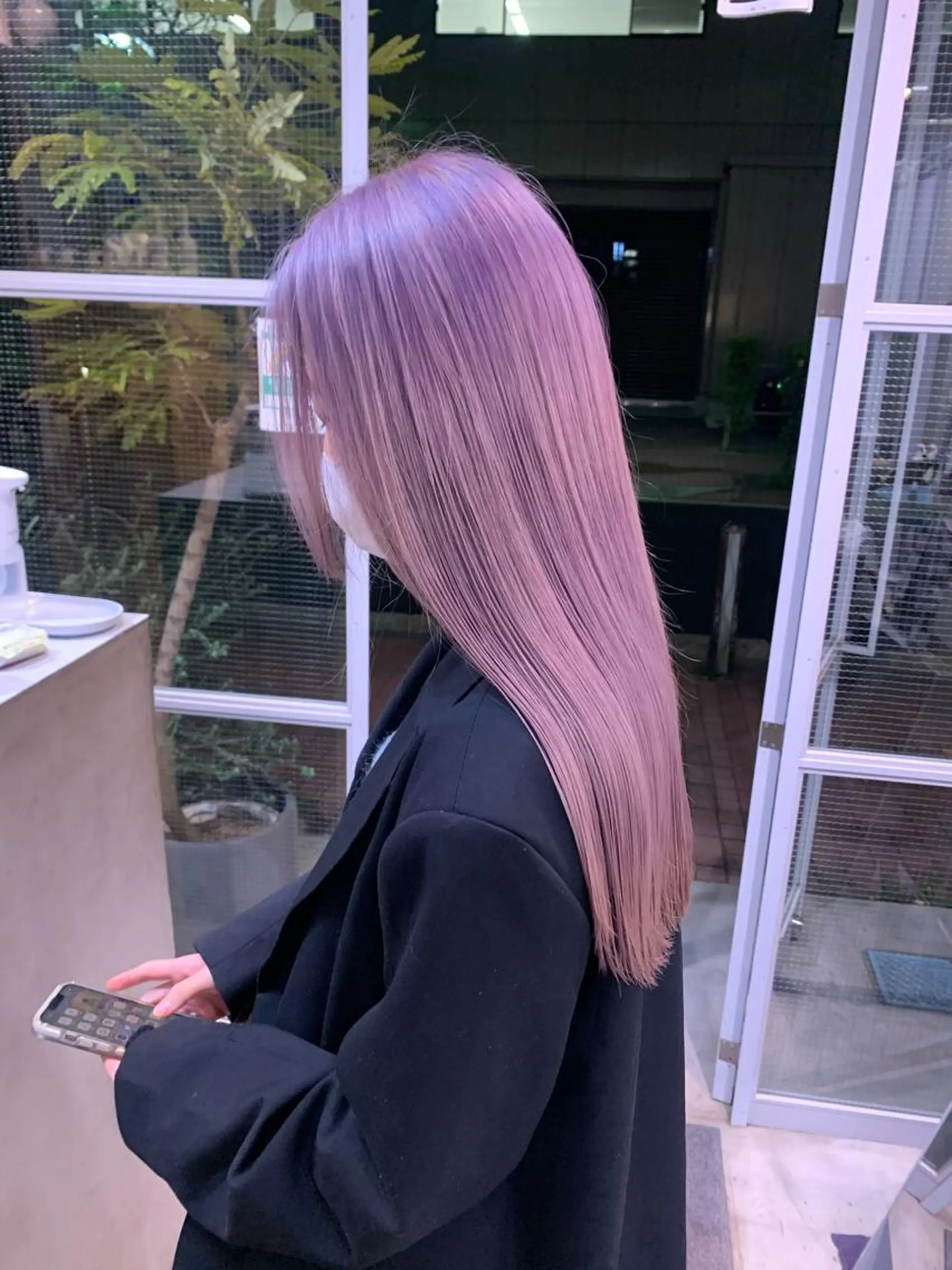 ロング パープルカラー 🫧艶ハイトーン 特化🫧ライヤのヘアスタイル