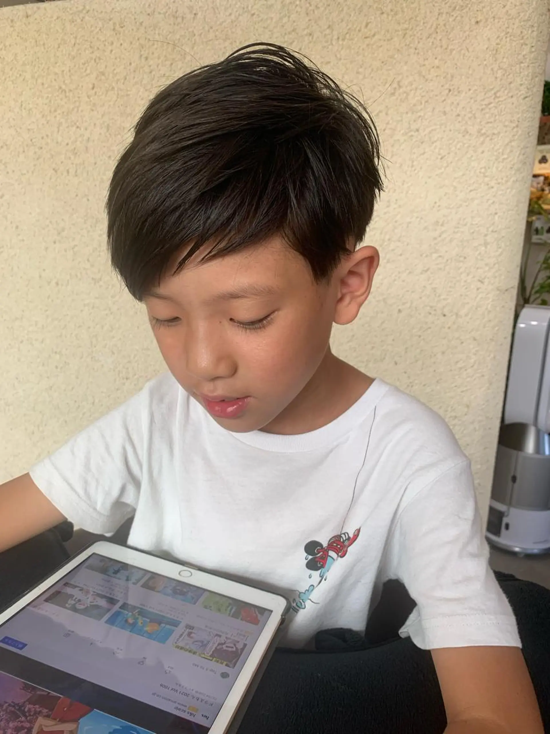 ショート キッズ 角戸 りおのヘアスタイル