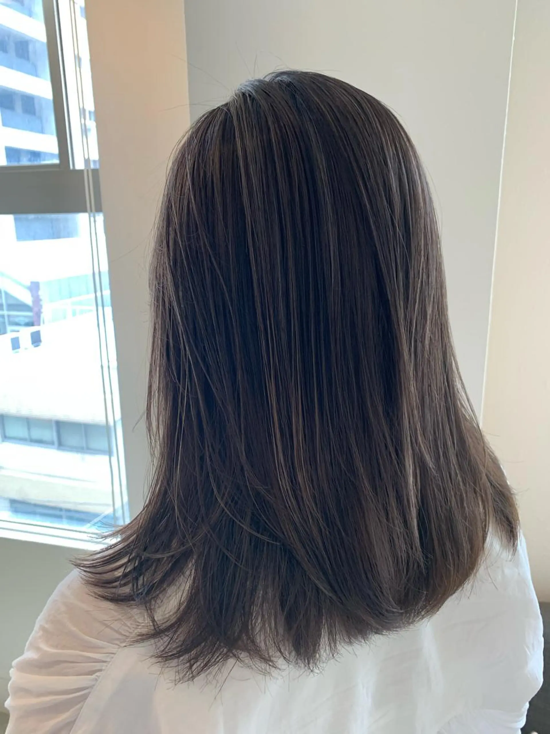 セミロング 船津武俊 フナツタケトシのヘアスタイル