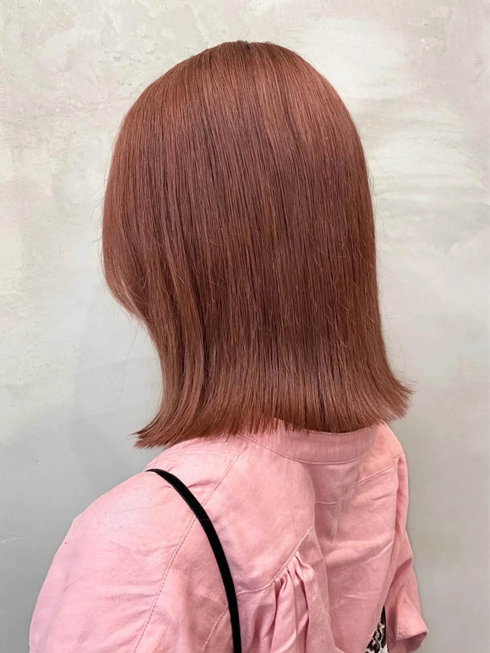 ミディアム カラー ピンクカラー カット ヘアカラー トリートメント 🫧透明感カラー🫧 OIKAWAのヘアスタイル