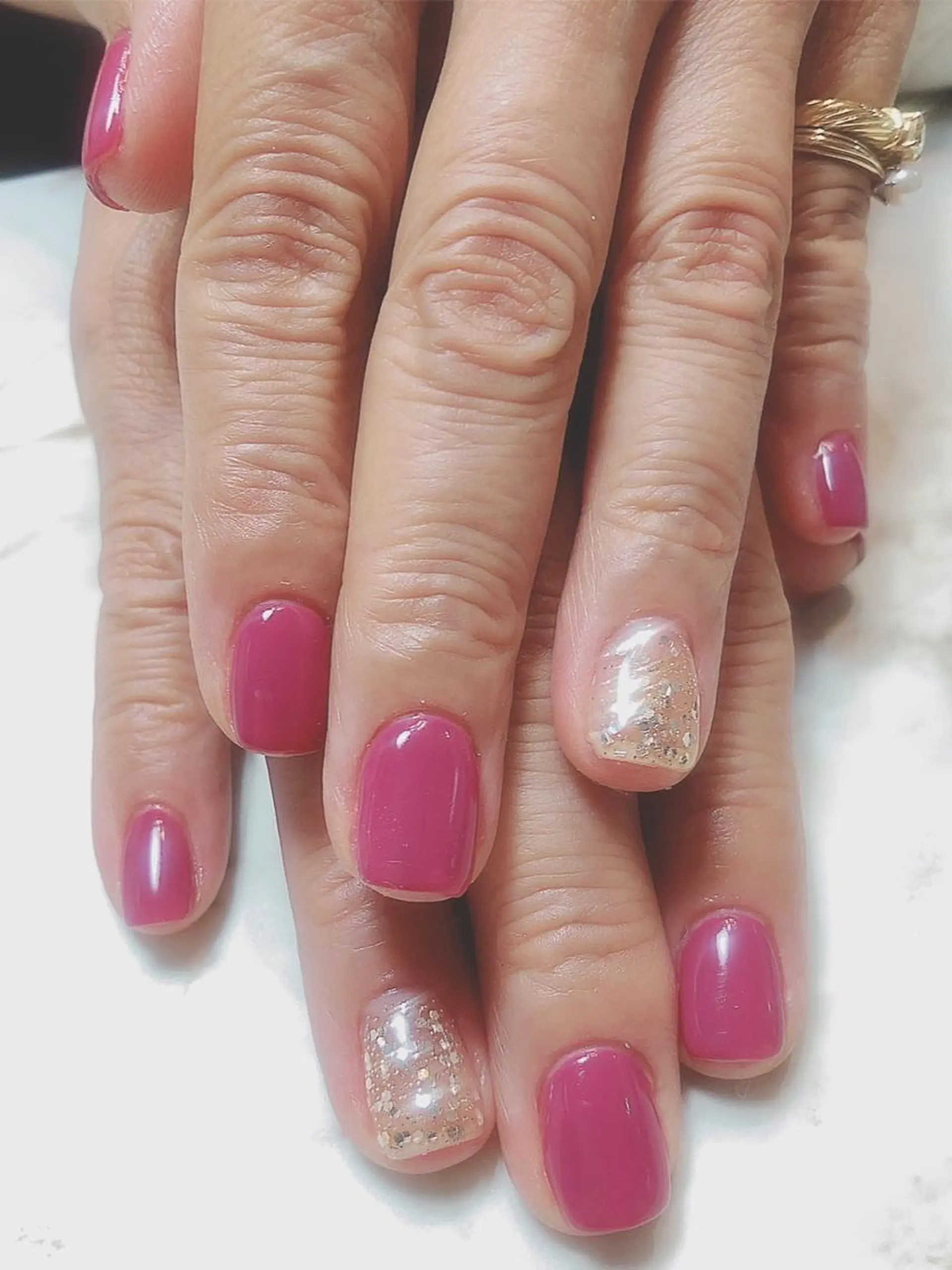 ネイル アートネイル ジェルネイル ニュアンスネイル パラジェル Nailist Honamiのネイルデザイン