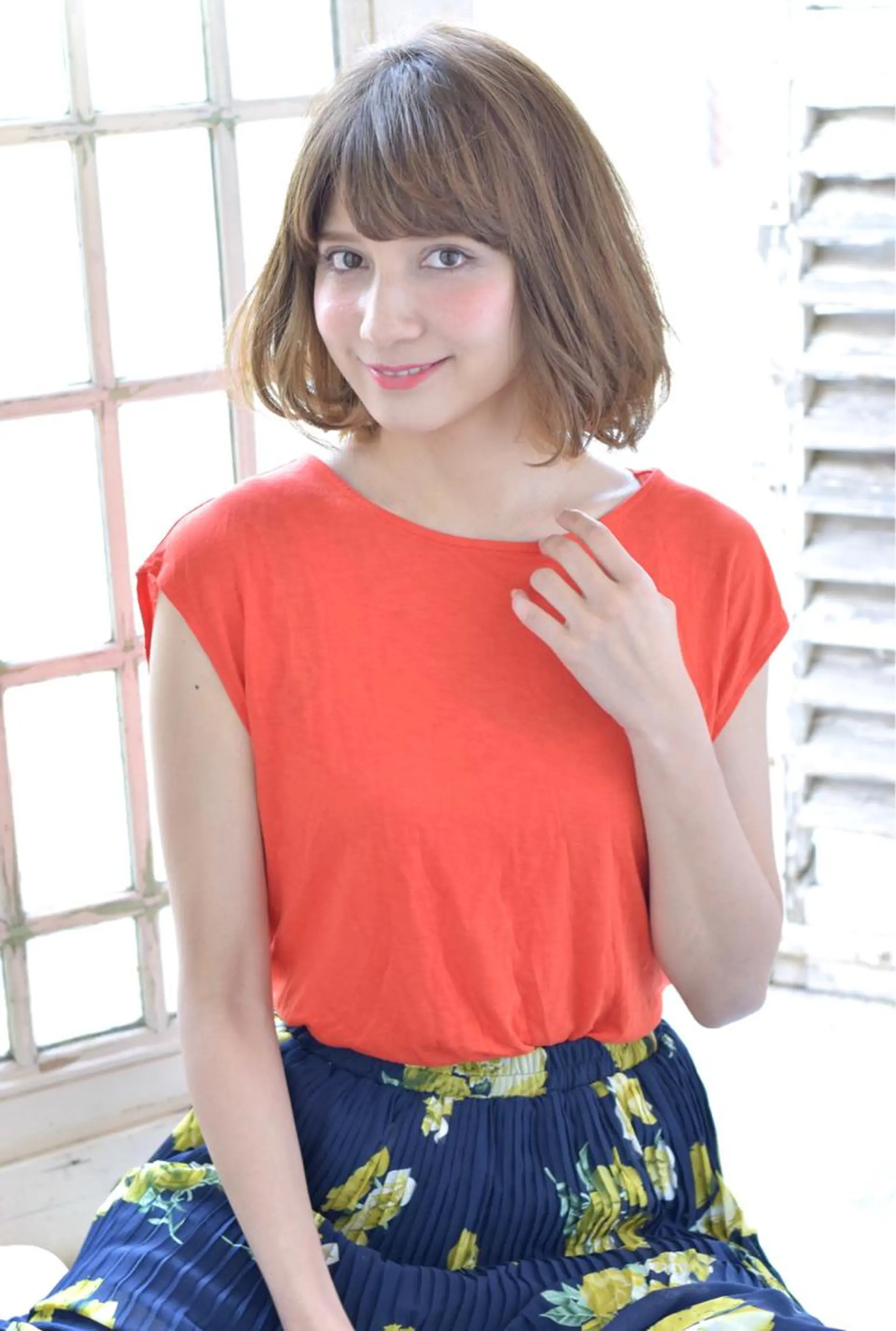 ショート カラー パーマ ヘアアレンジ Londideal 高橋ヒロシのヘアスタイル