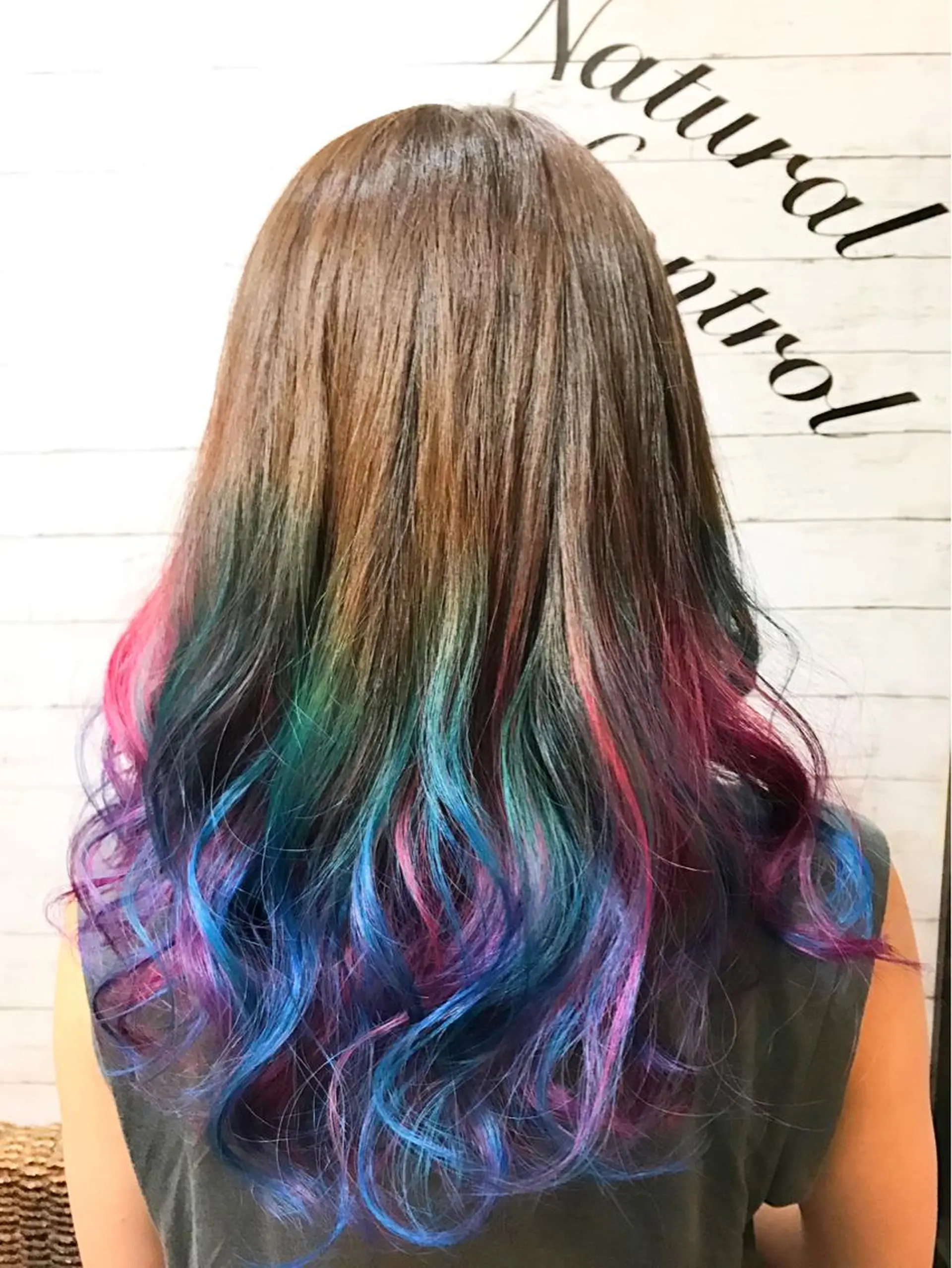 セミロング カラー ブリーチ グラデーションカラー ミニモお気に入り数 No.1宍戸雄弥のヘアスタイル