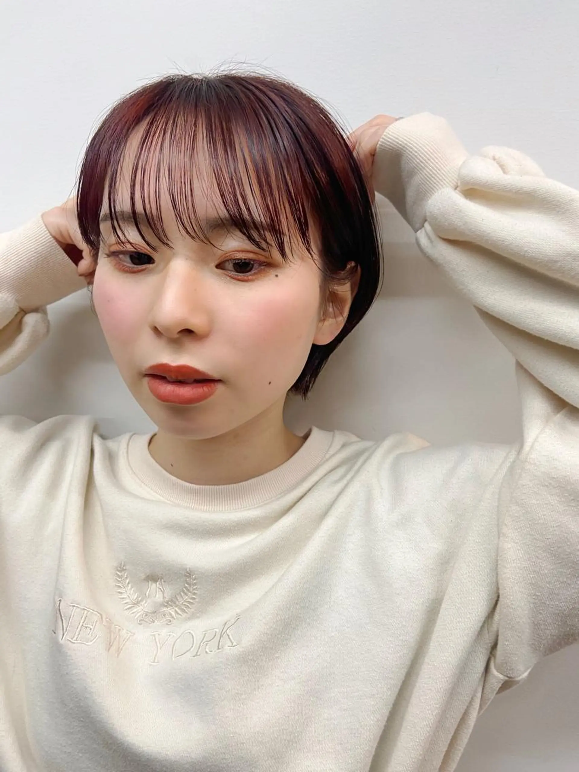 ショート ヘアカラー 🌿自然なハイトーン 竹本悠太郎のヘアスタイル