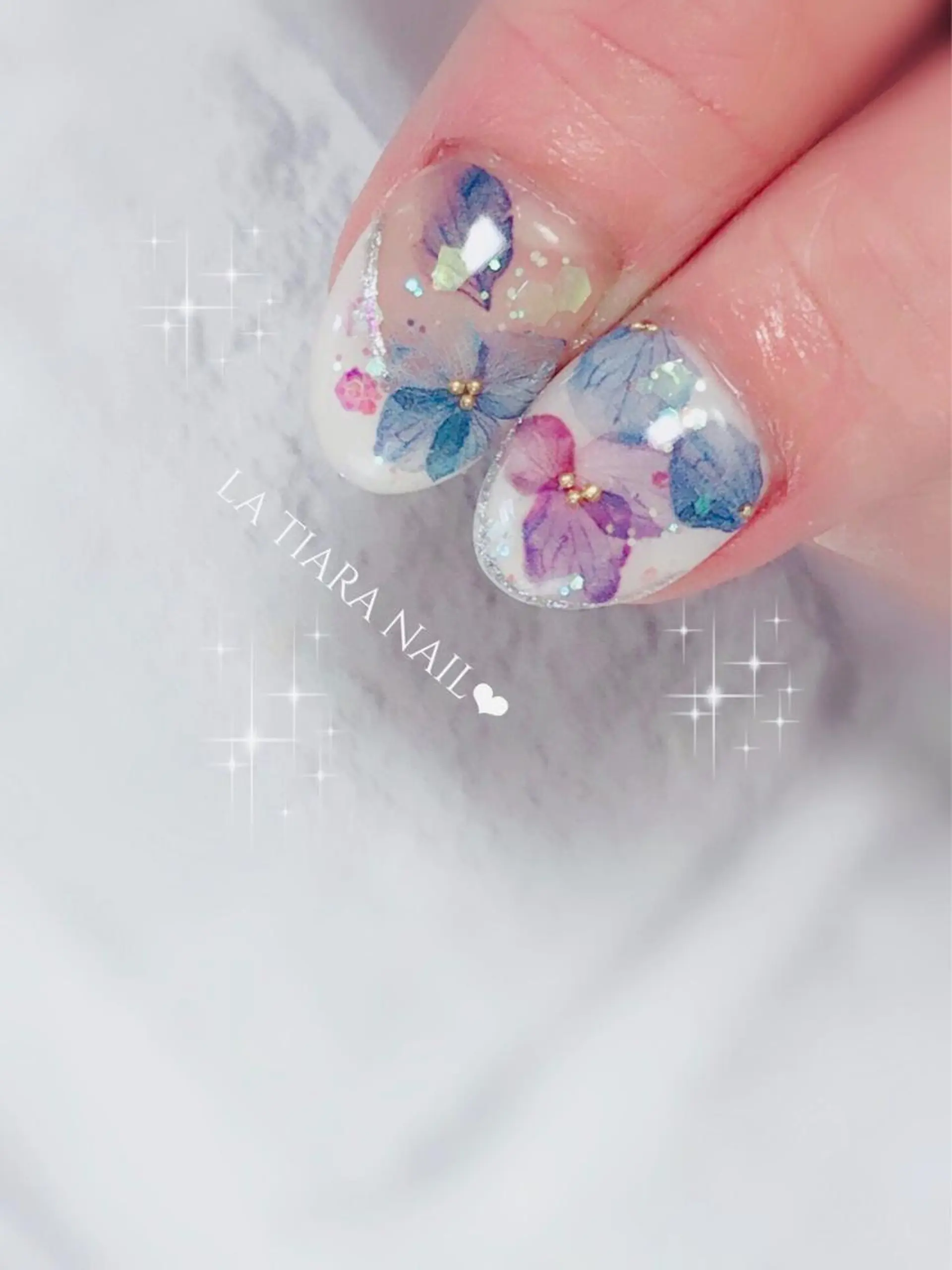 ネイル Blue bird  nailのネイルデザイン