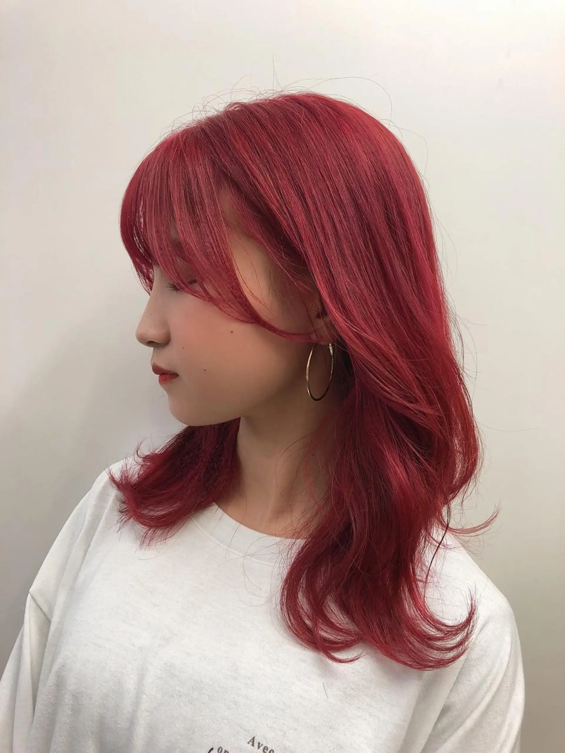 セミロング カラー ゆう🫧 透明感/ハイトーンのヘアスタイル