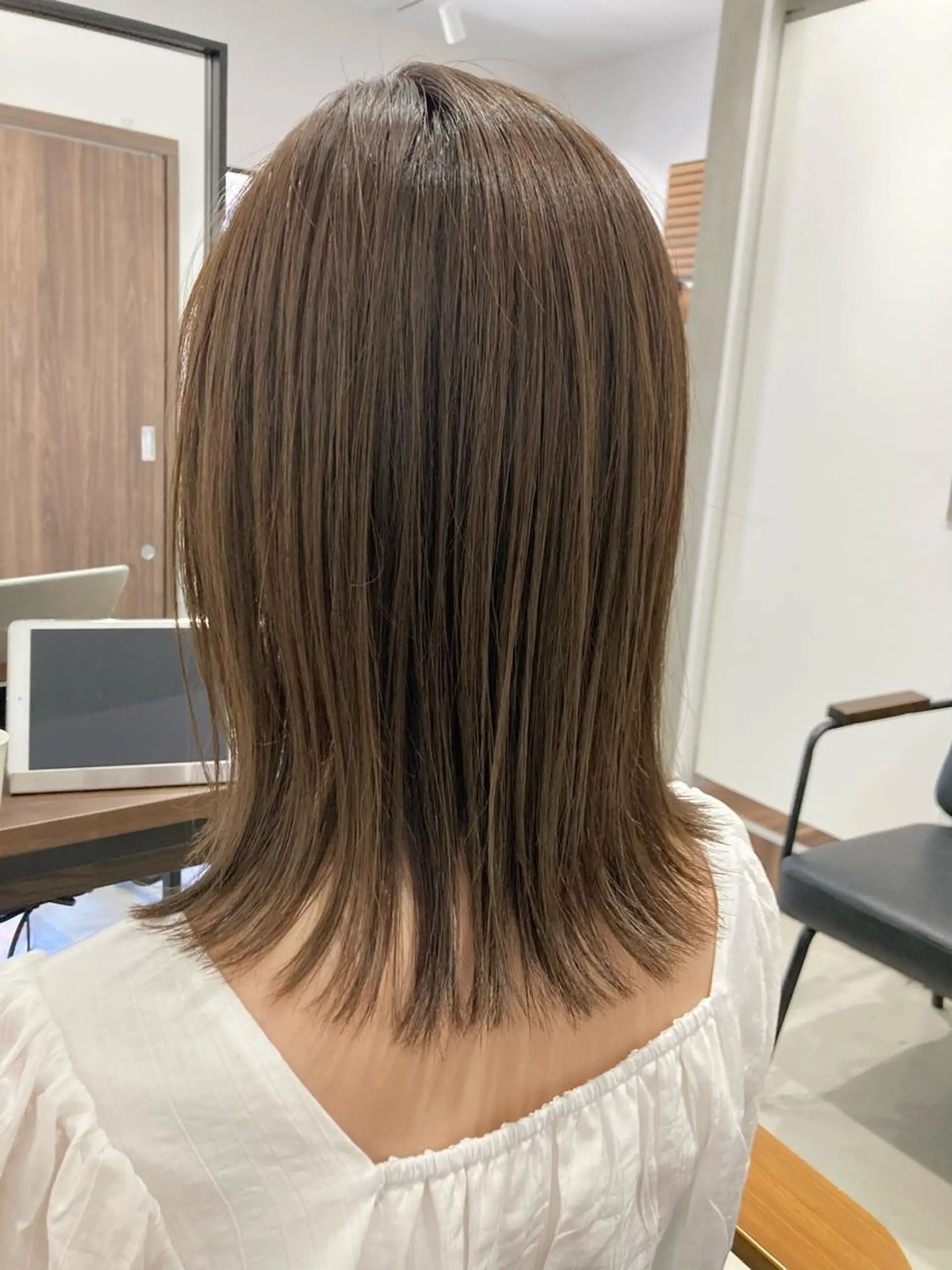 ミディアム カット トリートメント Larry🌼中下 美香のヘアスタイル