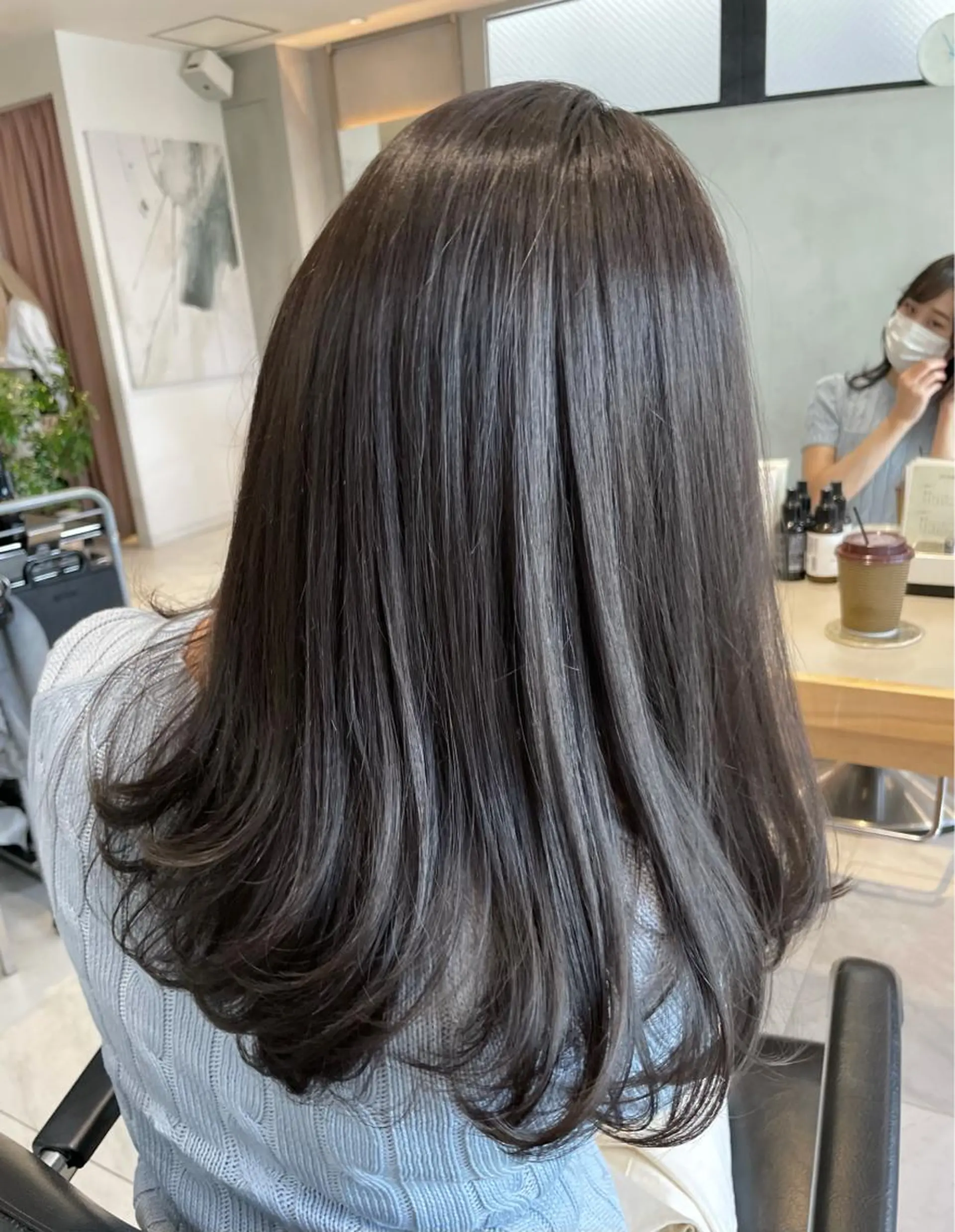 ロング カラー カット ヘアカラー トリートメント 柔らか透け感カラー 🌿ムロヤリョウスケのヘアスタイル