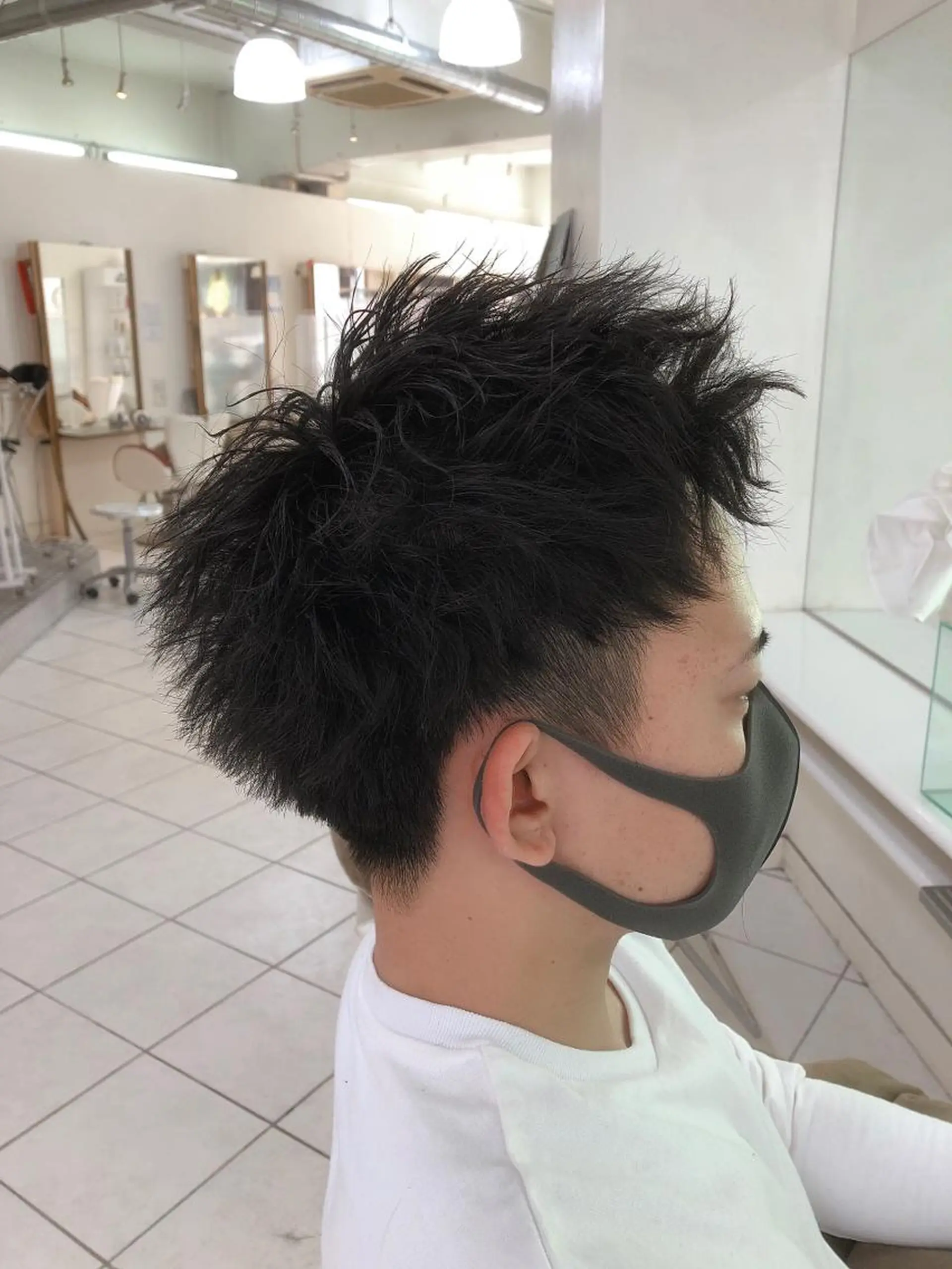 パーマ メンズ 保住 亮太のヘアスタイル