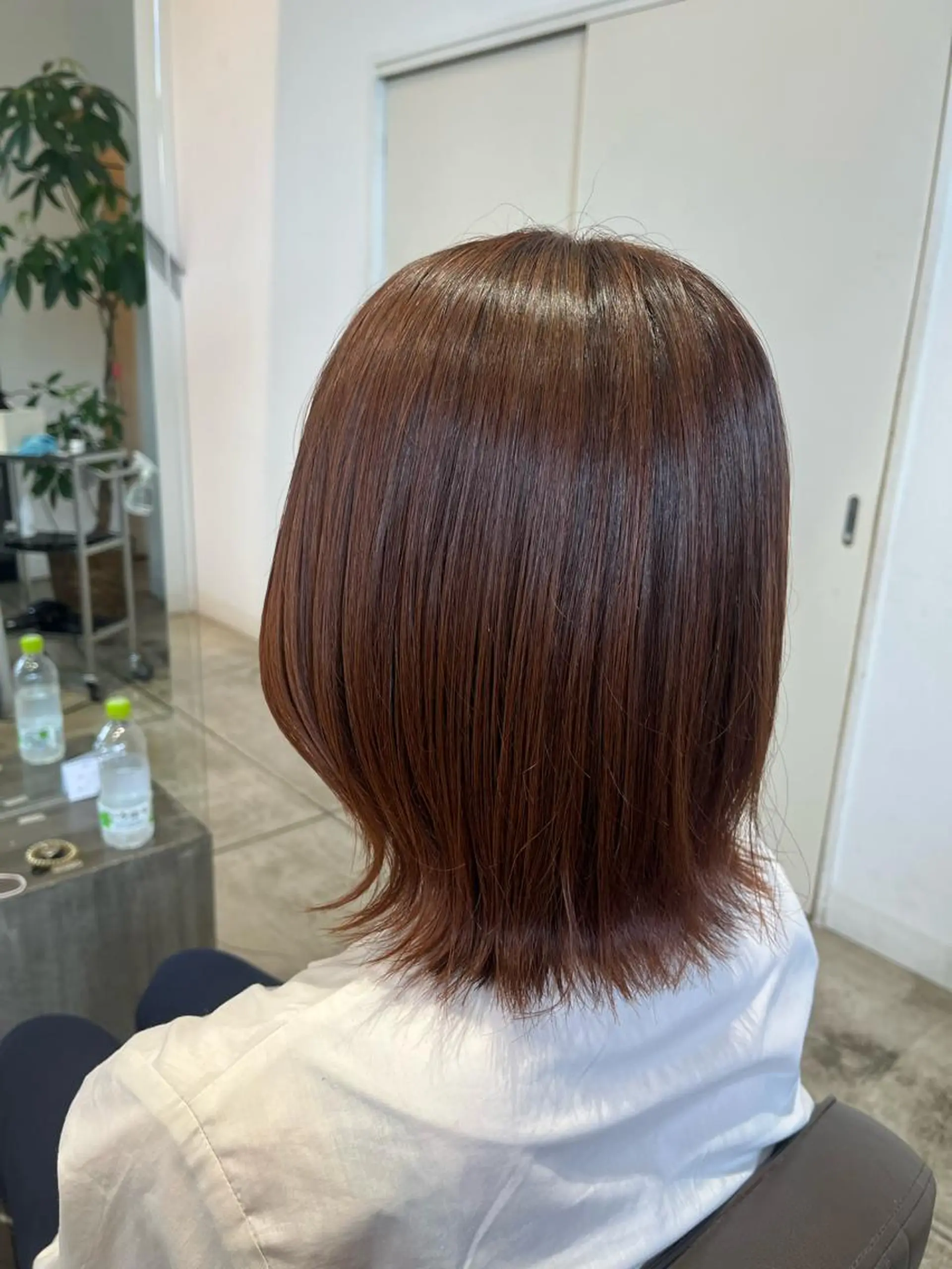 ミディアム 西崎 満里奈のヘアスタイル