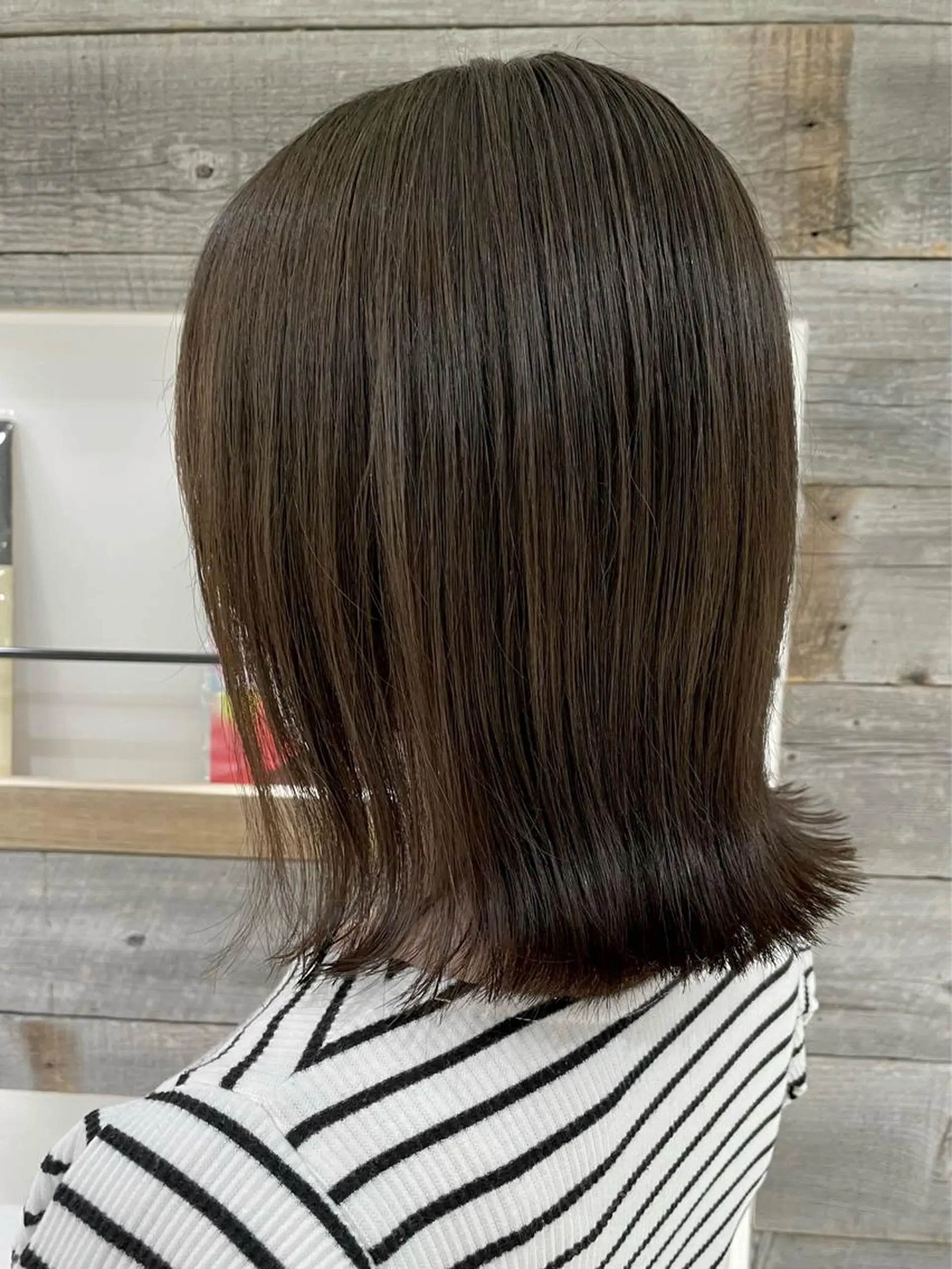 ミディアム カラー ダークグレー ダークグレージュ グレージュ カット ヘアカラー 卒業式受付中🌻 肥田亜沙美のその他イメージ