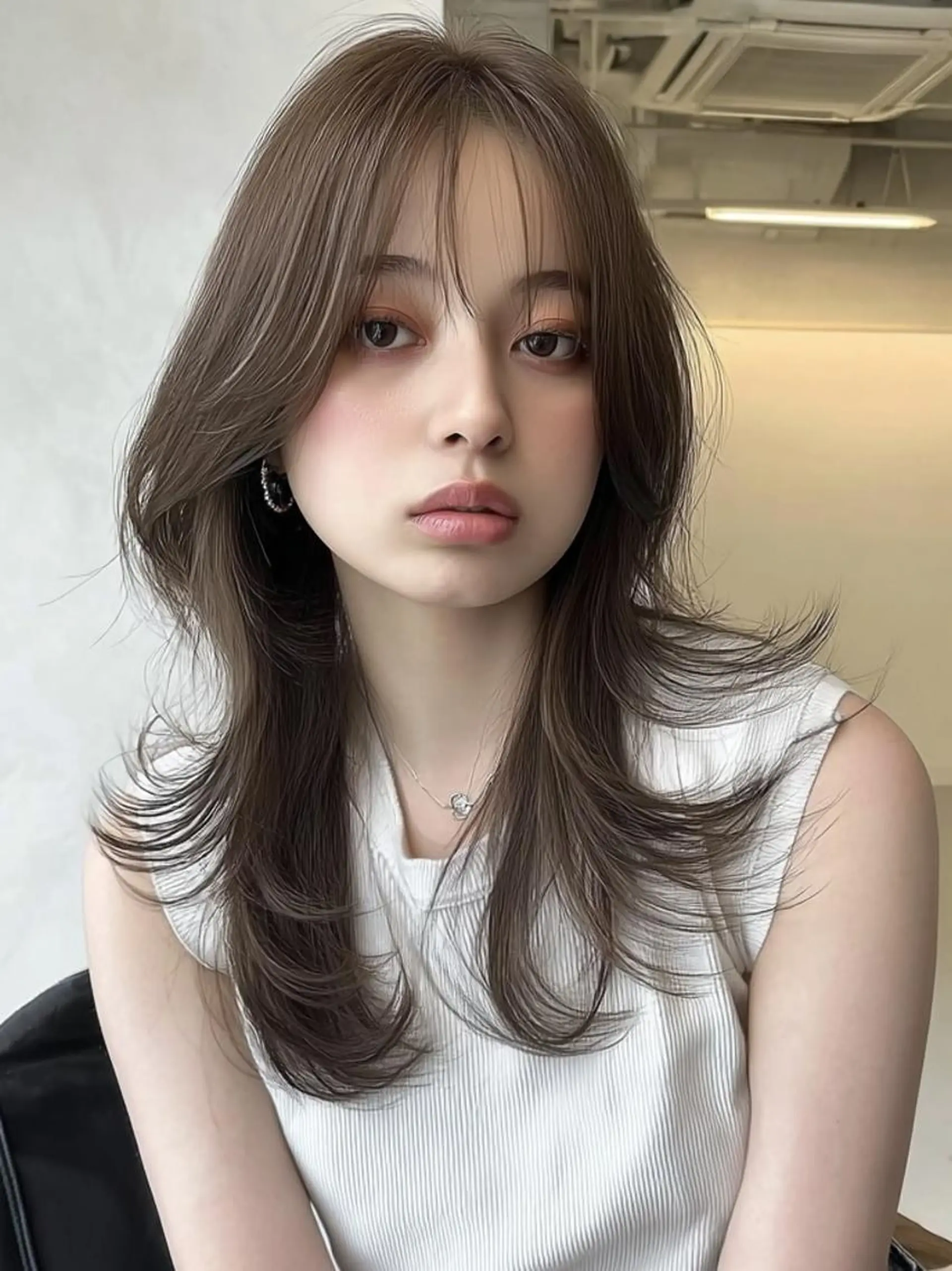 セミロング ボブ 外国人風カラー カット ヘアカラー トリートメント 🎀透明感カラー/ yuka🎀のヘアスタイル